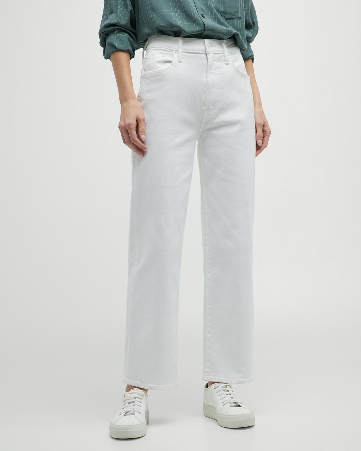 The Rambler Zip Ankle Jeans by MOTHER