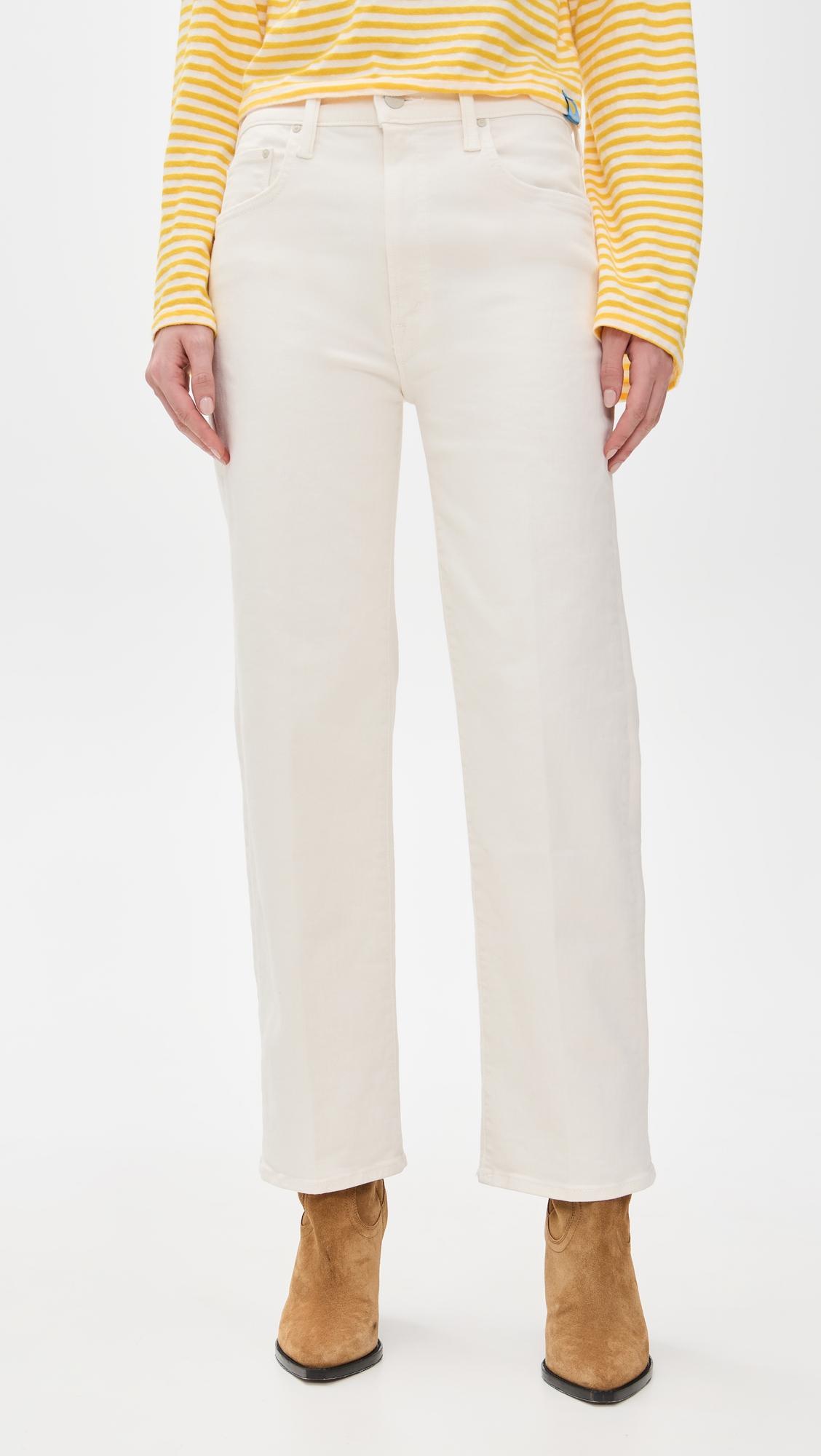 The Rambler Zip Ankle Jeans by MOTHER