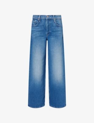 The Rerun Sneak Cotton Denim Jeans by MOTHER