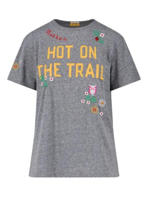 The Rowdy embroidered T-shirt by MOTHER