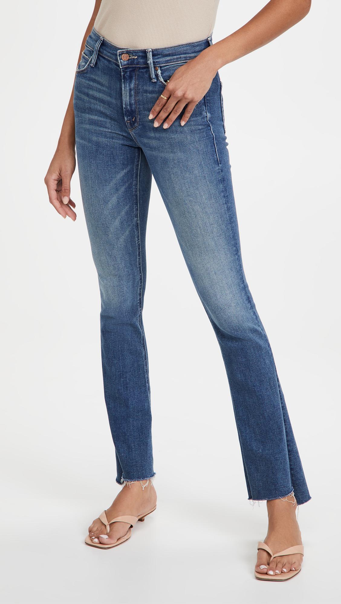 The Runaway Step Fray Jeans by MOTHER