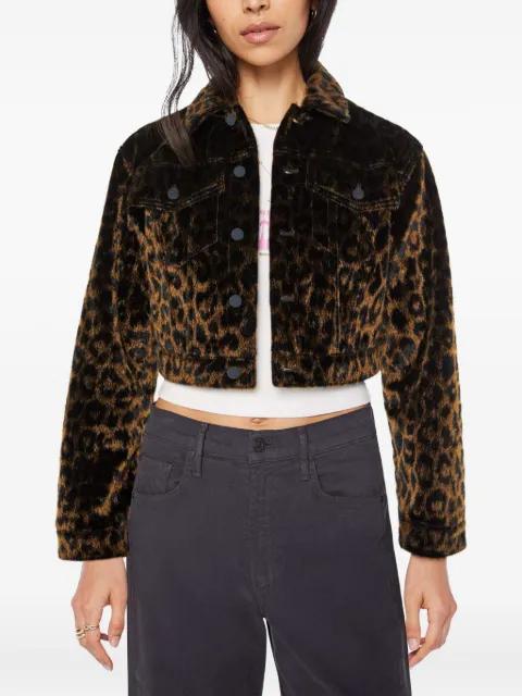 The Short Stack leopard jacket by MOTHER