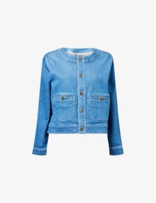 The Stashed Picky Denim Jacket by MOTHER