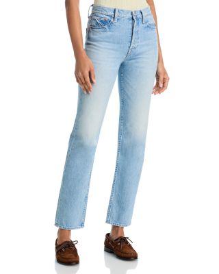 The Tomcat Skimp Straight Jeans in Head Rush by MOTHER