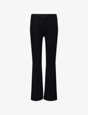 The Weekender Flared-Leg Mid-Rise Denim-Blend Jeans by MOTHER