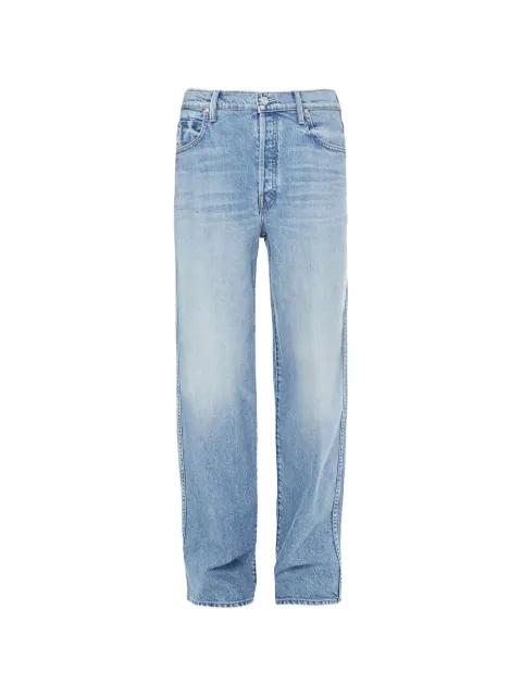 buttoned embroidered jeans by MOTHER