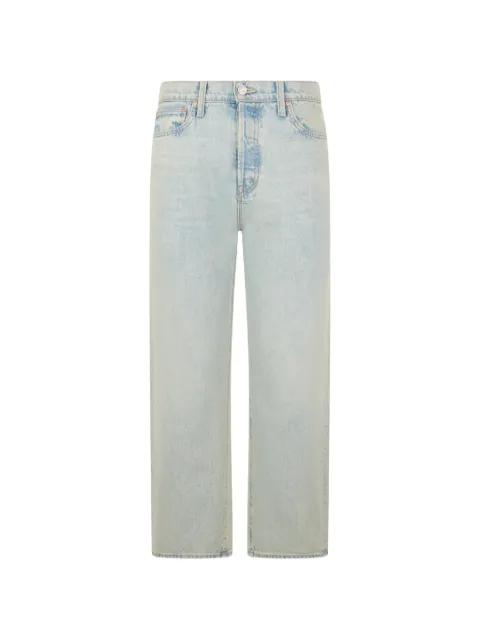 faded straight-leg jeans by MOTHER