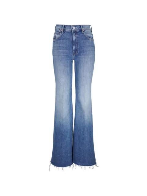 frayed denim jeans by MOTHER
