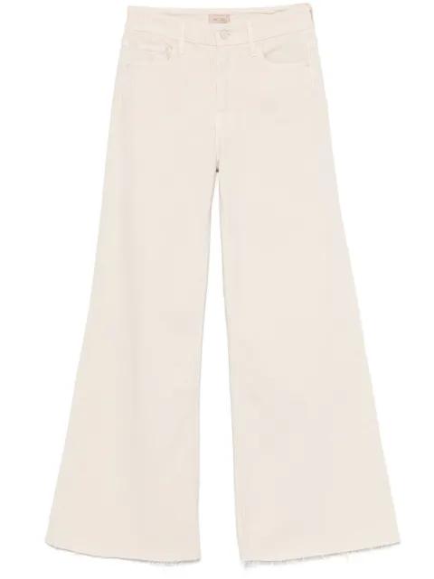 high-rise flared jeans by MOTHER