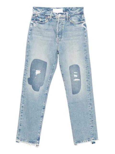 high-waisted hiker hover chew jeans by MOTHER