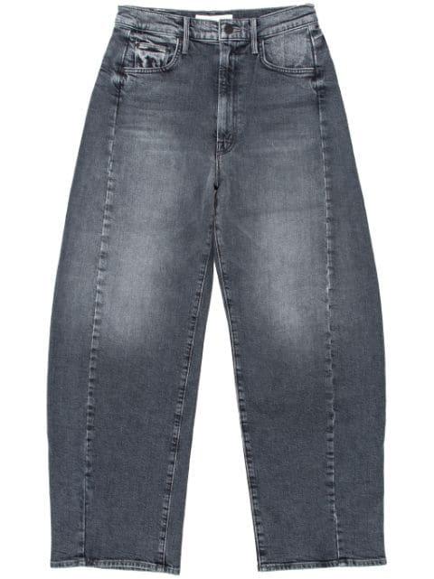 high-waisted wide-leg jeans by MOTHER