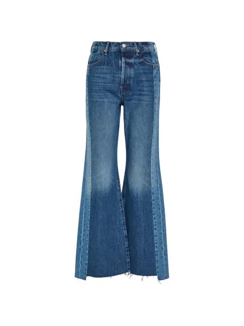 panelled raw-hem jeans by MOTHER