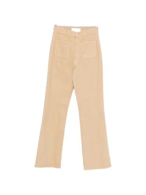 patch pocket bookie trousers by MOTHER