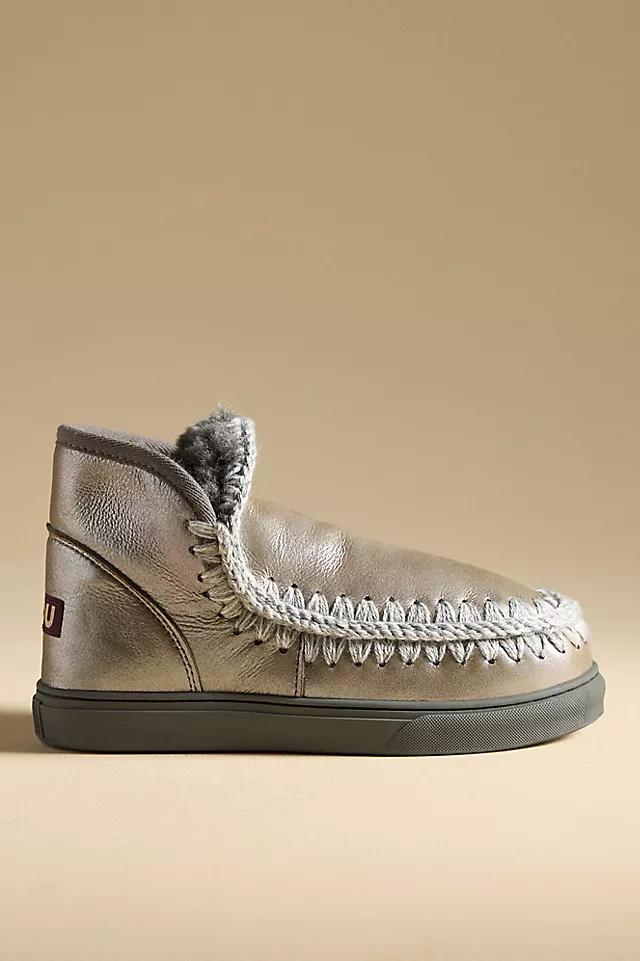 Mou Metallic Glacier Sneaker Boots by MOU