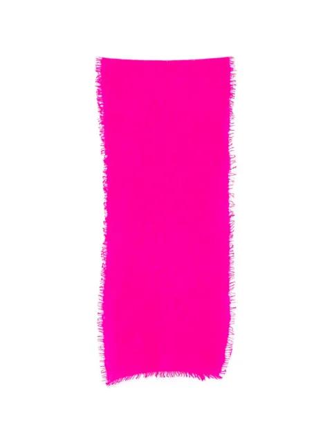 frayed-edge scarf by MOULETA