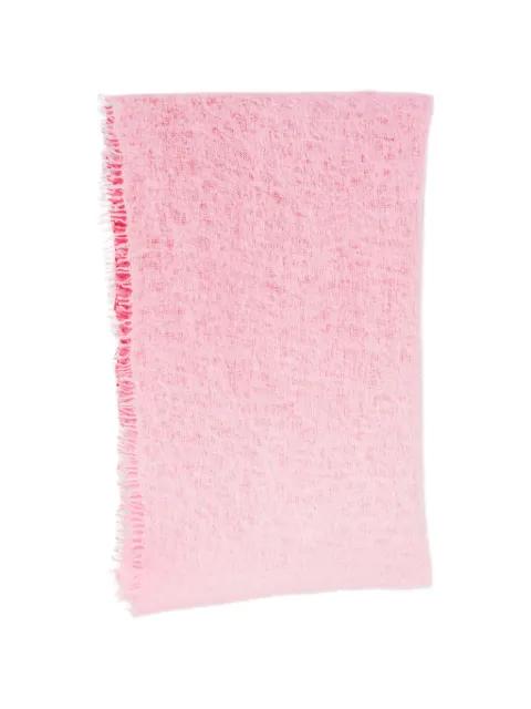 fringed-edge scarf by MOULETA