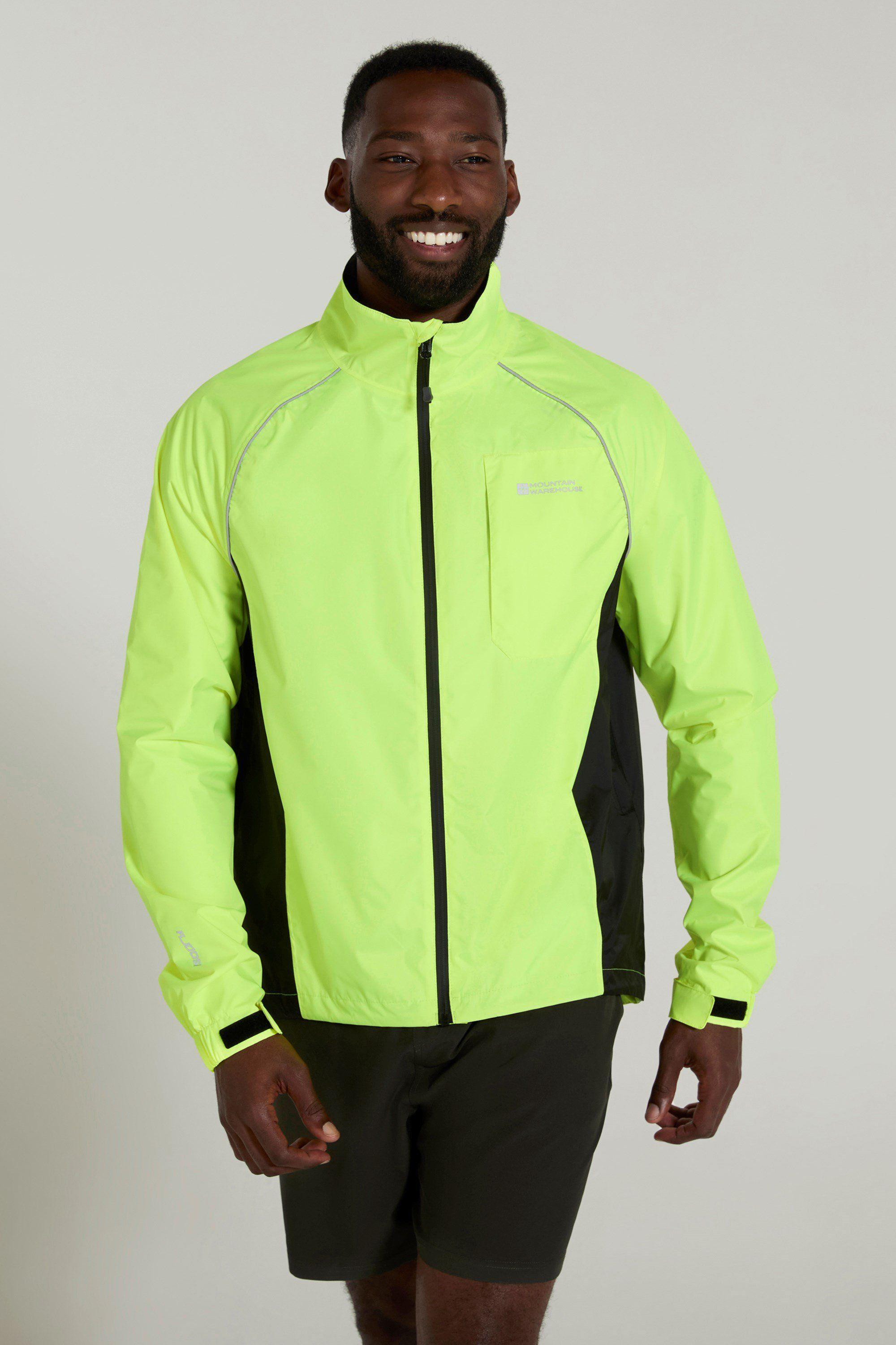 Adrenaline Waterproof Cycling Jacket Reflective Coat by MOUNTAIN WAREHOUSE