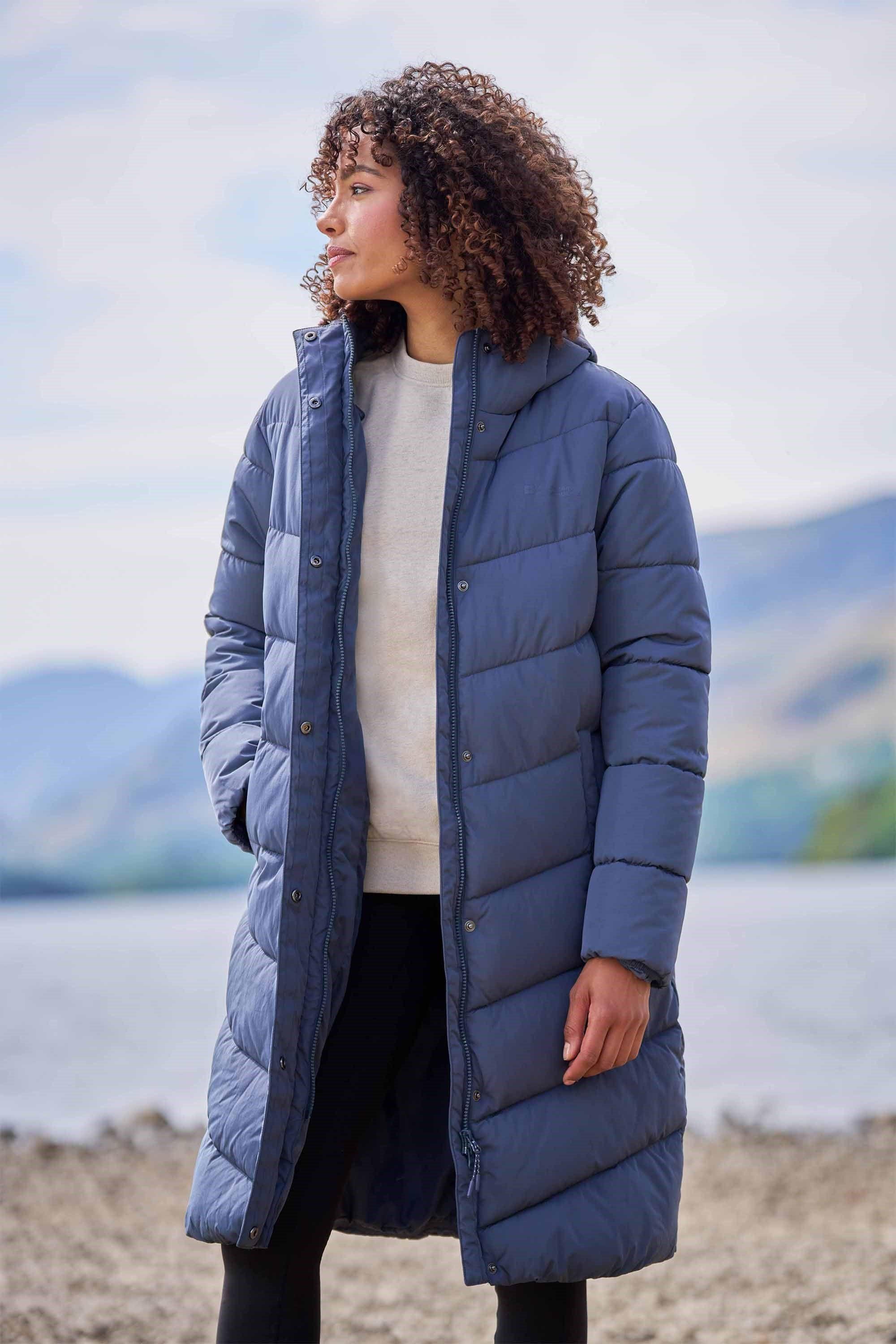 'Alexia' Water Resistant Adjustable Hood Warm Full Zip Padded Jacket by MOUNTAIN WAREHOUSE