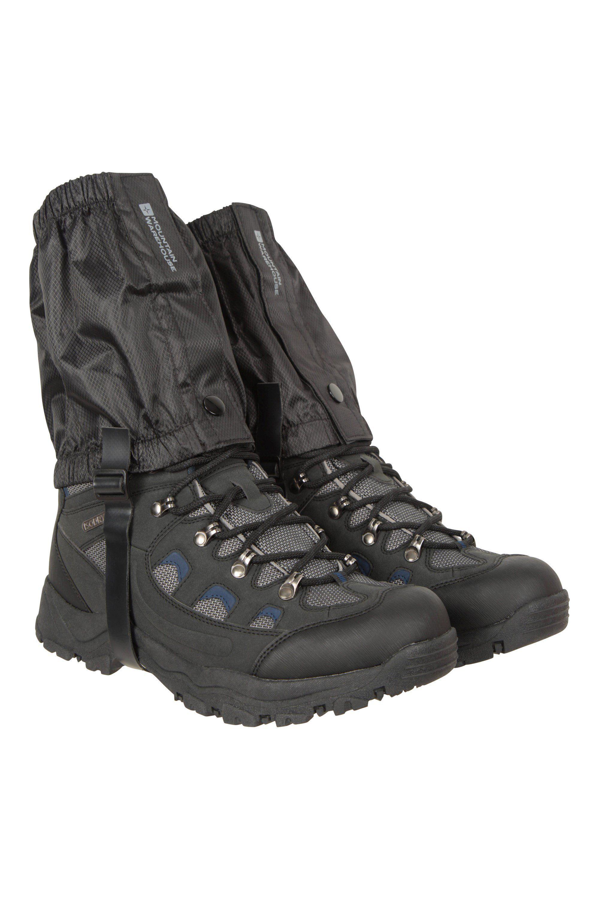 Ankle Gaiters Waterproof Full Zip Hook & Loop Studs Boots by MOUNTAIN WAREHOUSE