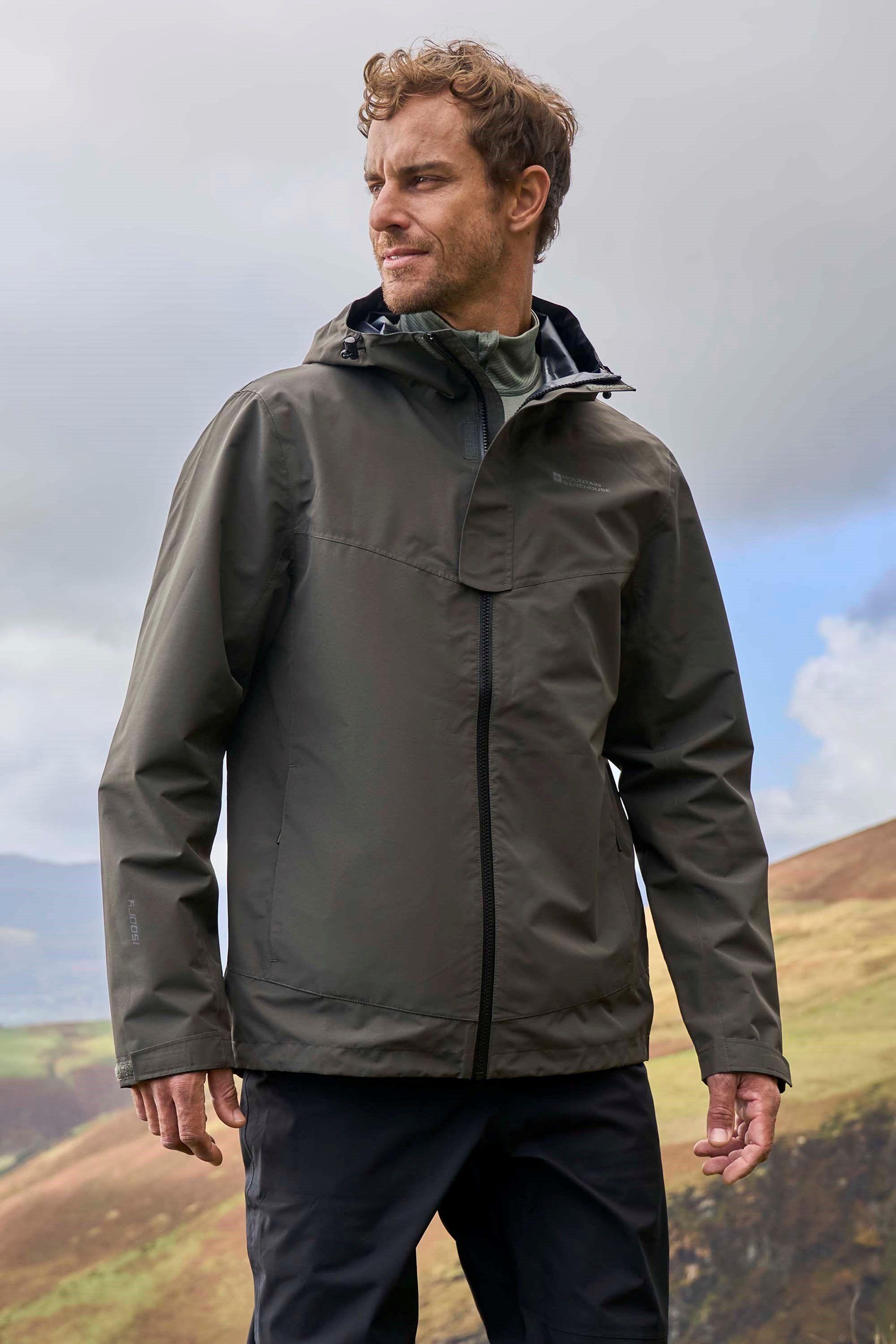 'Arlberg' Extreme Waterproof Adjustable Hood Full Zip 2.5 Layer Jacket by MOUNTAIN WAREHOUSE