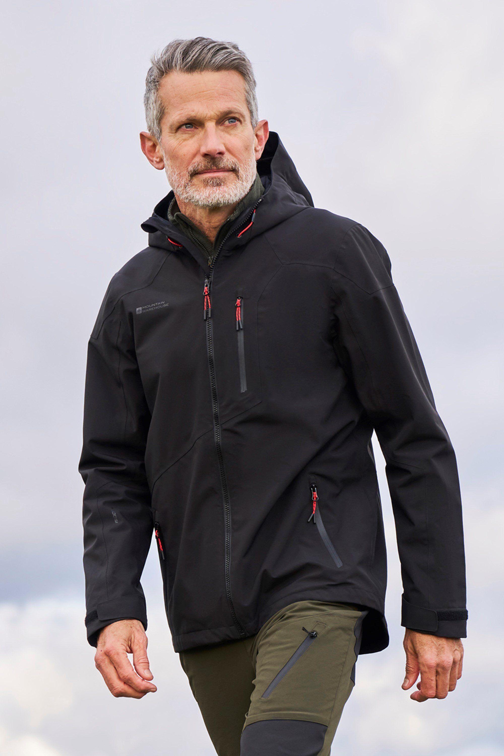 'Bachill' Waterproof Lightweight Breathable Full Zip Hooded Jacket by MOUNTAIN WAREHOUSE