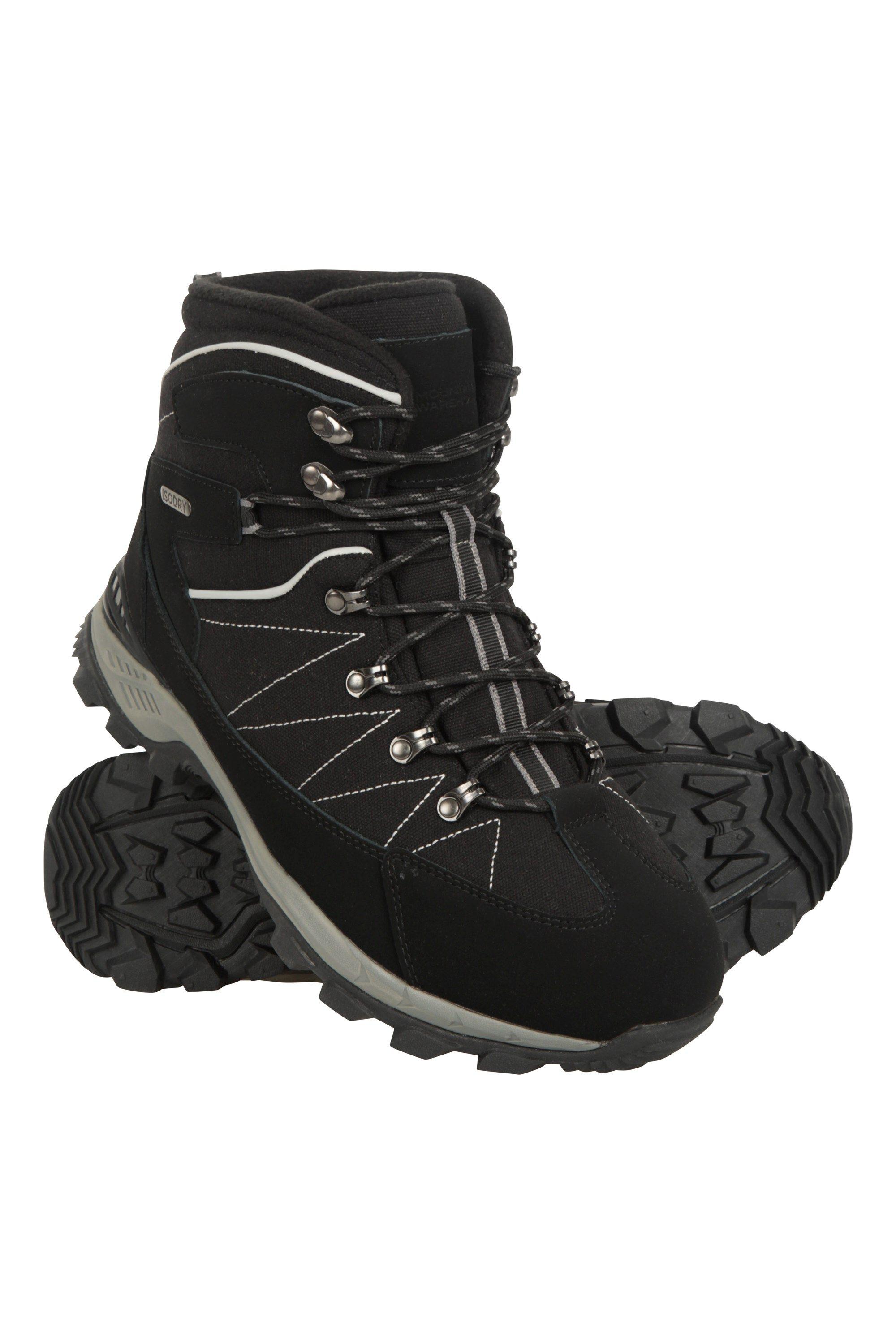 'Boulder' Waterproof Winter IsoTherm Lined Trekker Boots by MOUNTAIN WAREHOUSE