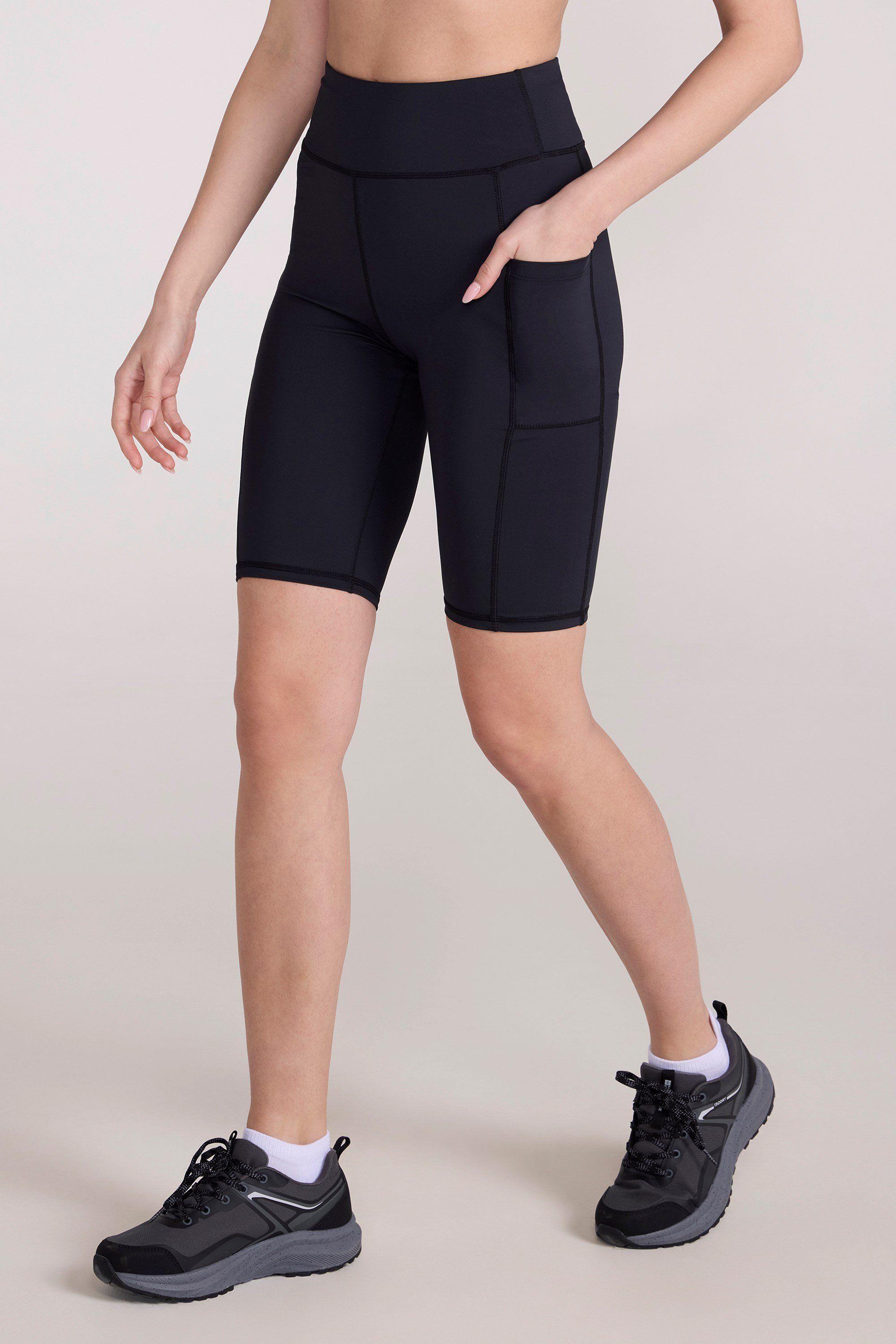 'Bounce' Quick Dry High Waisted Gym Legging Shorts by MOUNTAIN WAREHOUSE