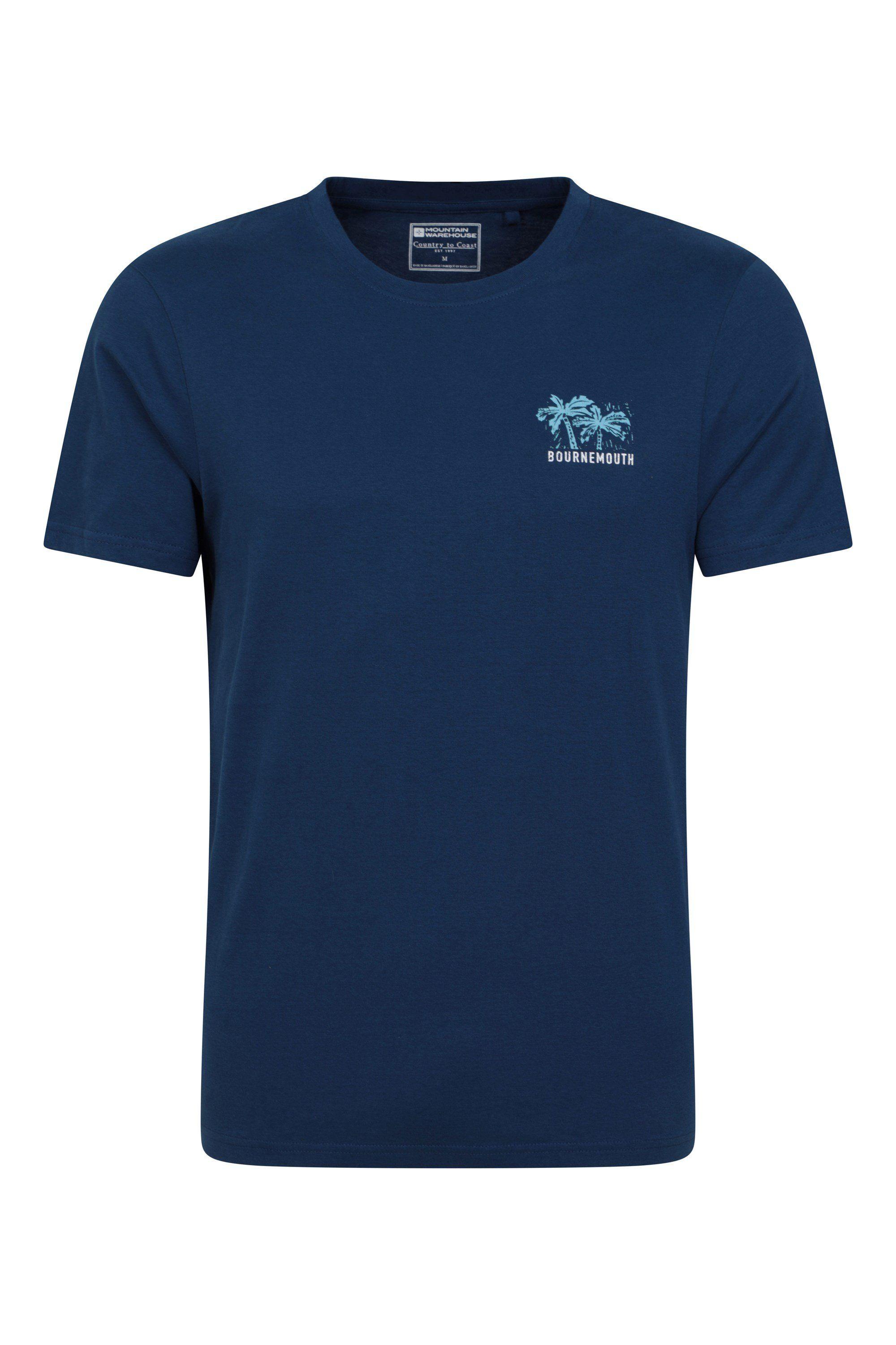 'Bournemouth' Lightweight Cotton T-Shirt Soft Casual Short Sleeve Top by MOUNTAIN WAREHOUSE