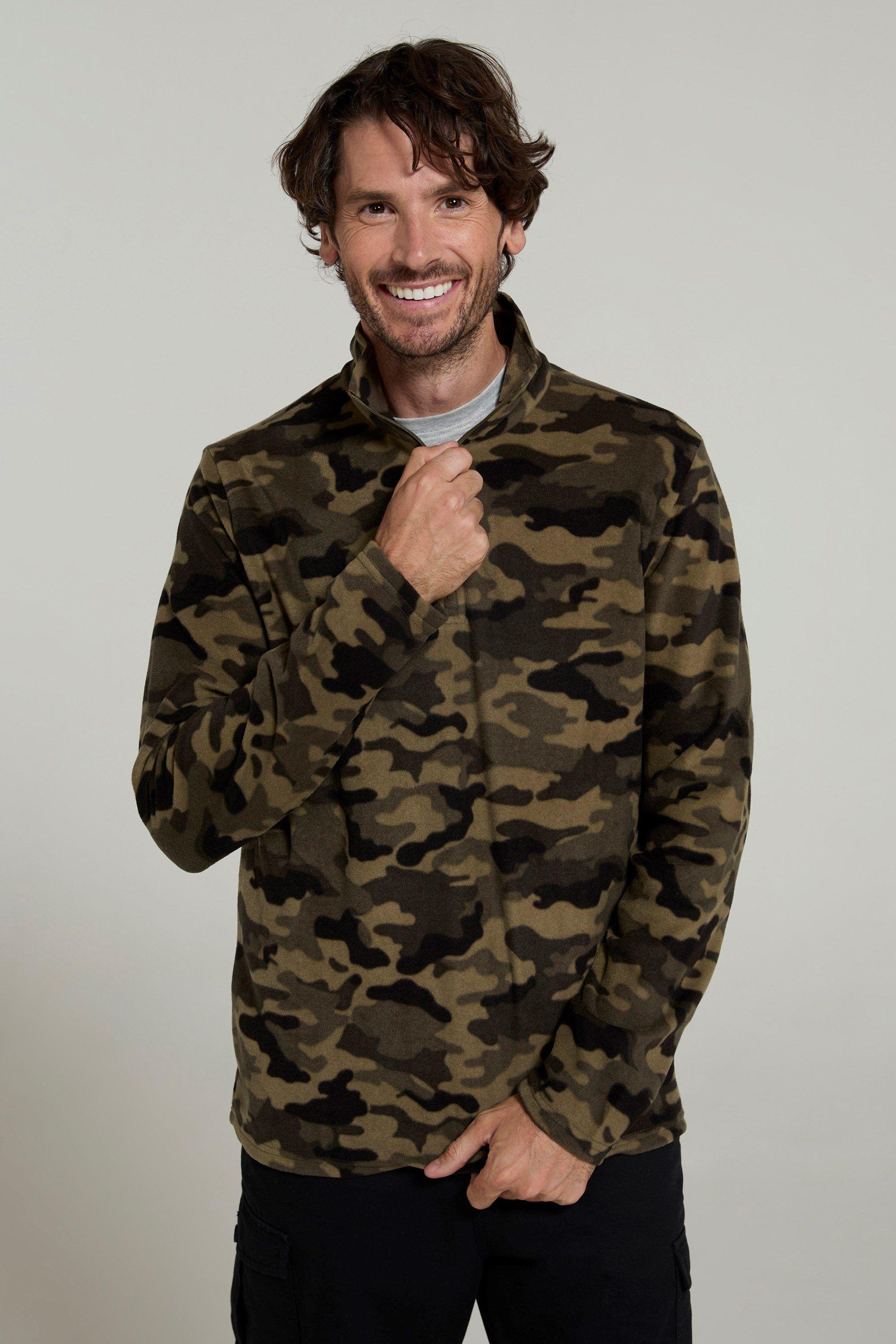 Camber Fleece Top Lightweight Breathable Casual Sweater by MOUNTAIN WAREHOUSE