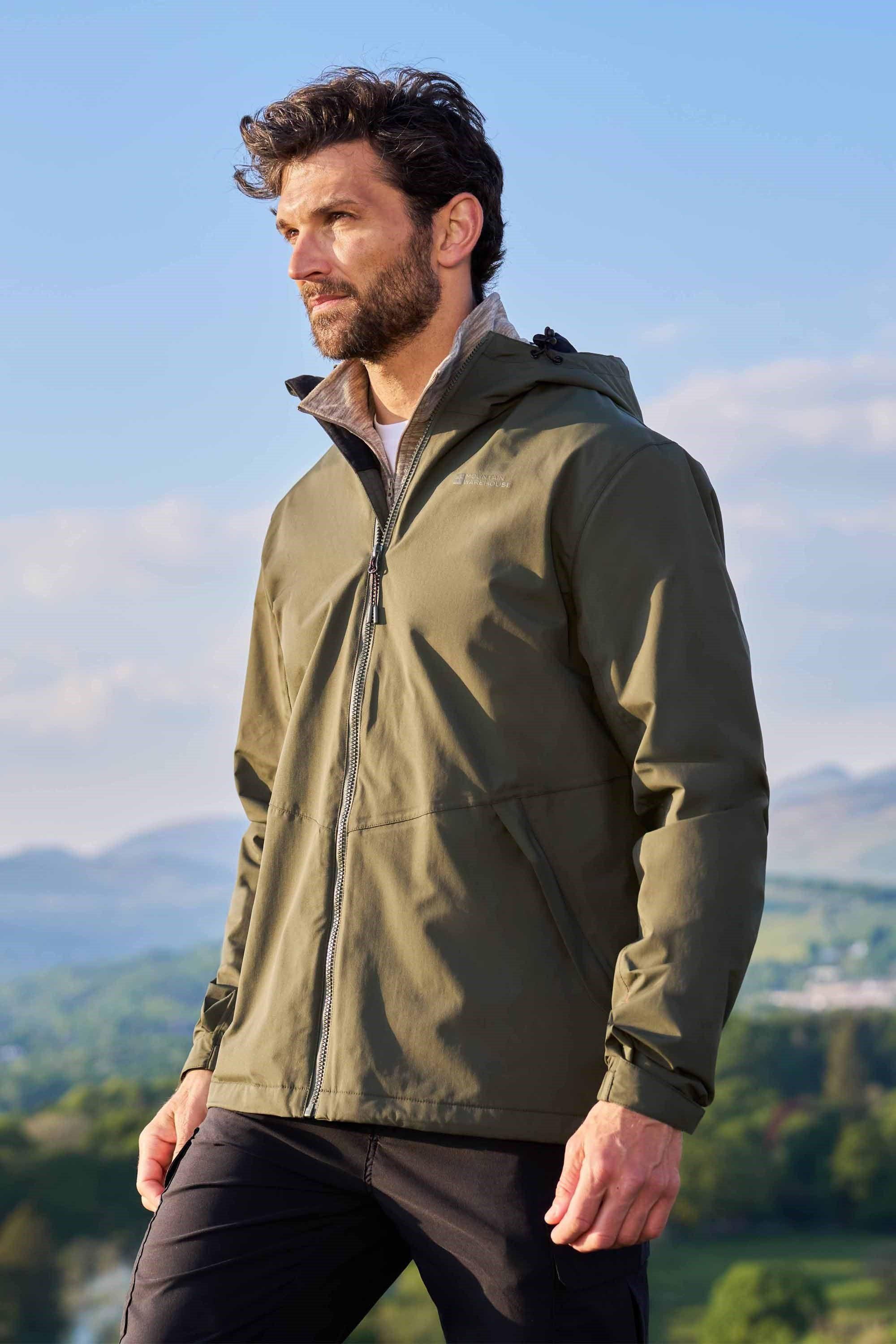 'Canyon' Water Resistant Comfortable Full Zip Hooded Outdoor Jacket by MOUNTAIN WAREHOUSE