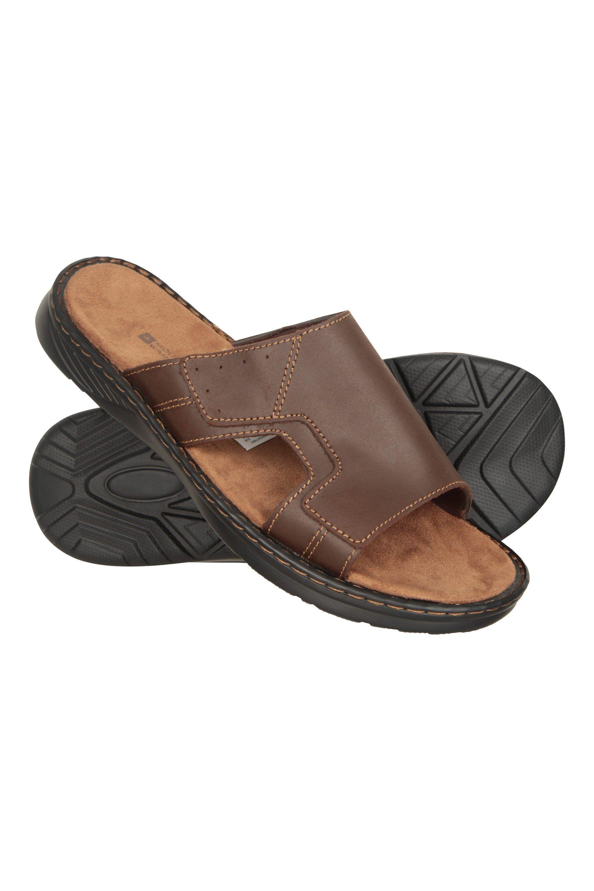 Casual Beach Pool Comfort Slip on Leather Sandal by MOUNTAIN WAREHOUSE