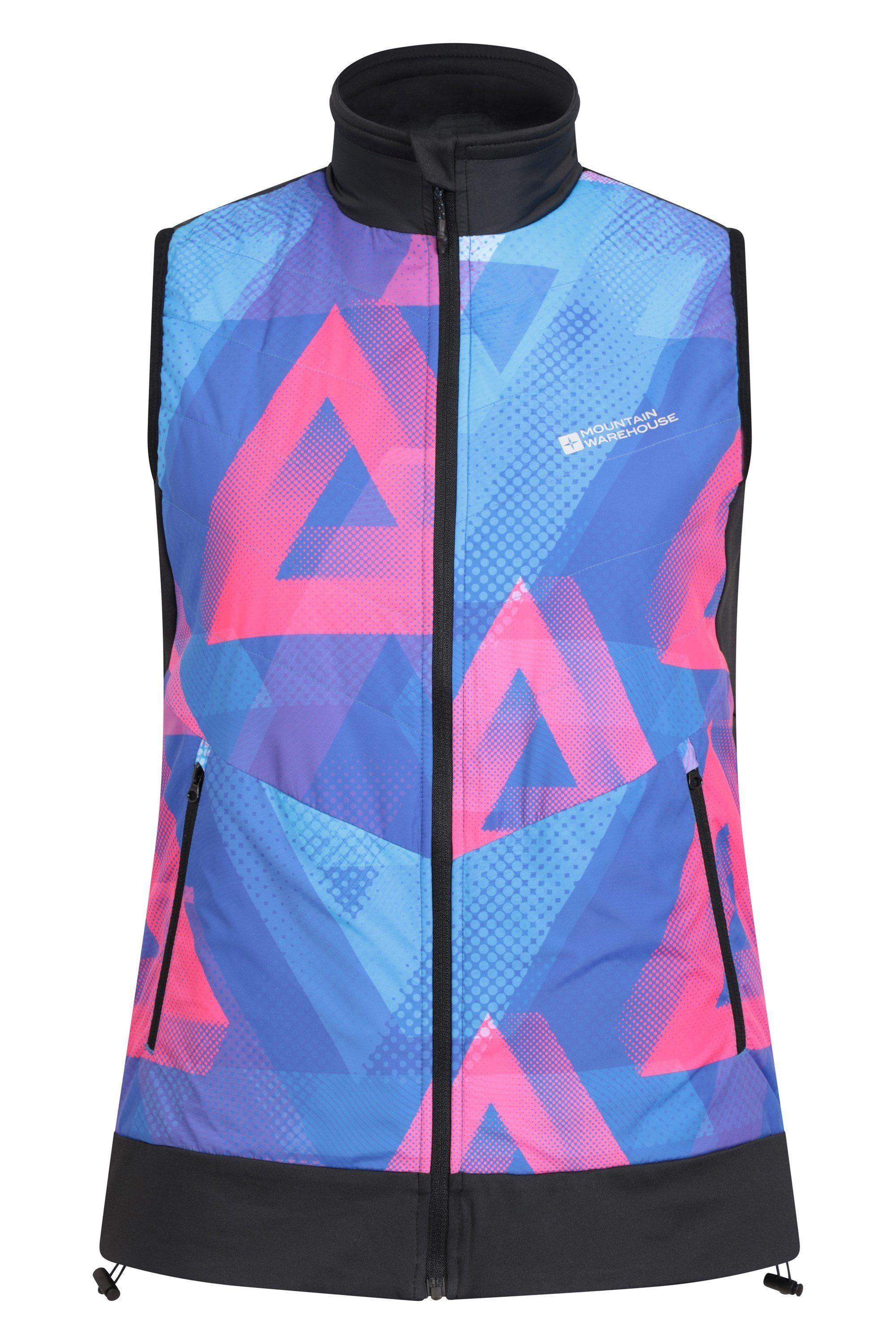 'Chaser' Padded Cycling Gilet Water Resistant Zip Up Bodywarmer Jacket by MOUNTAIN WAREHOUSE