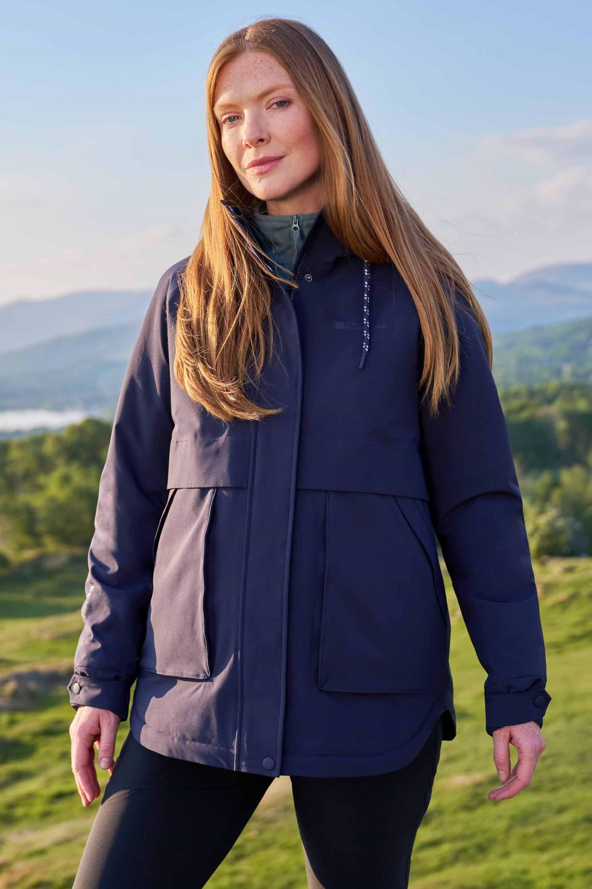 'Chestnut' Waterproof Lightweight Warm Padded Adjustable Hood Jacket by MOUNTAIN WAREHOUSE