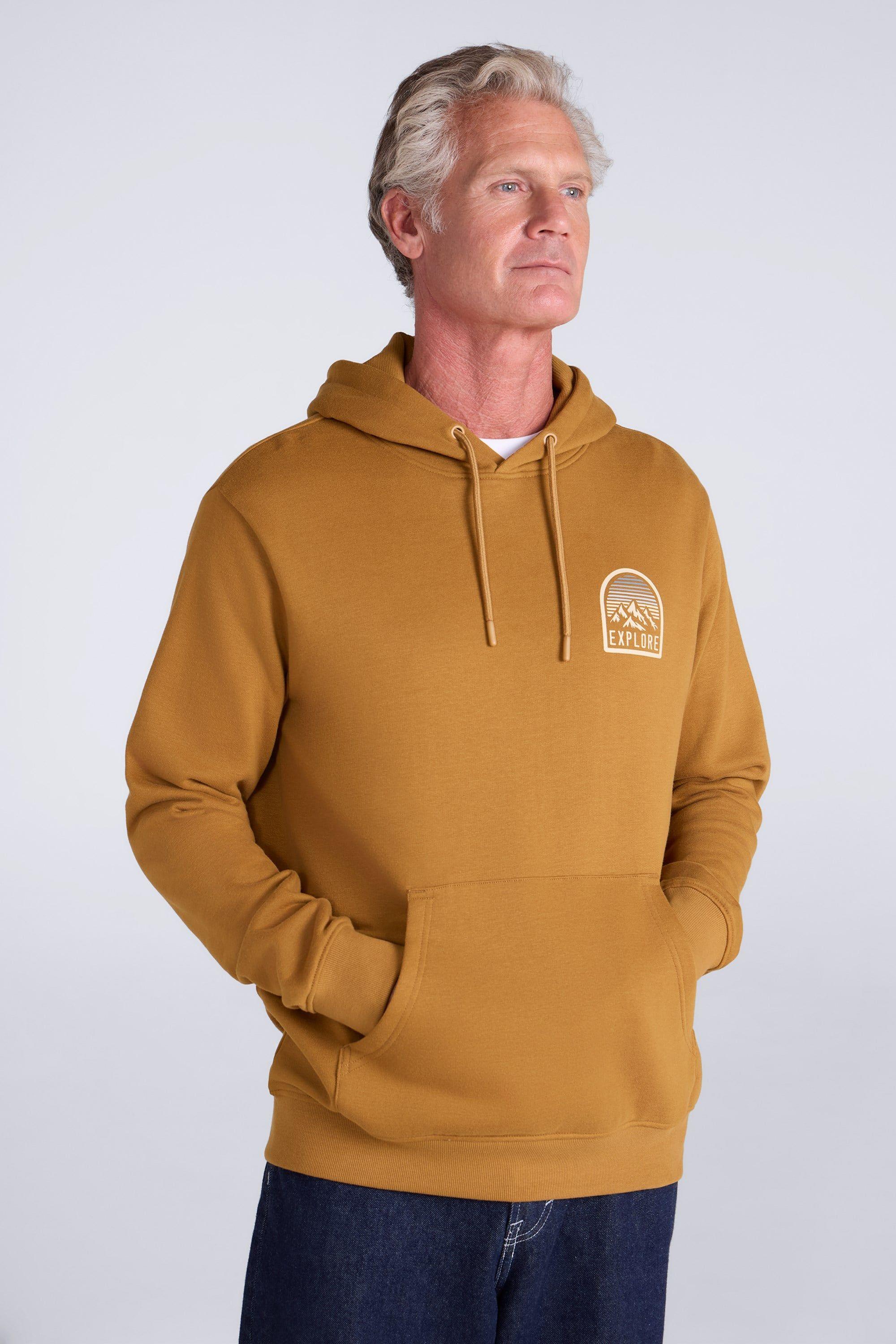 'Circular Sunset Mountain' Warm Comfortable Relaxed Fit Graphic Hoodie by MOUNTAIN WAREHOUSE