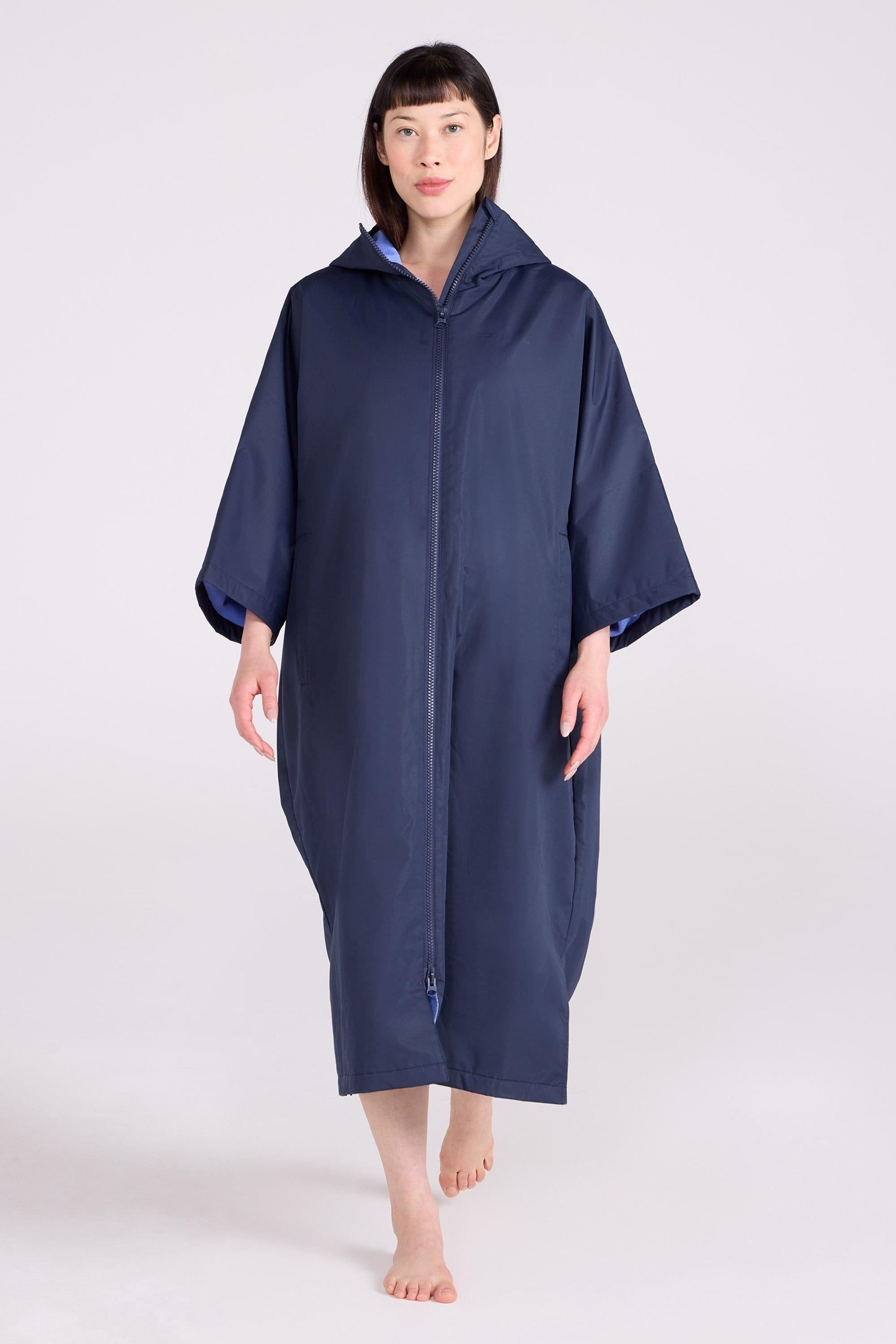 'Coastline' Water Resistant Adjustable Hood Long Length Changing Robe by MOUNTAIN WAREHOUSE