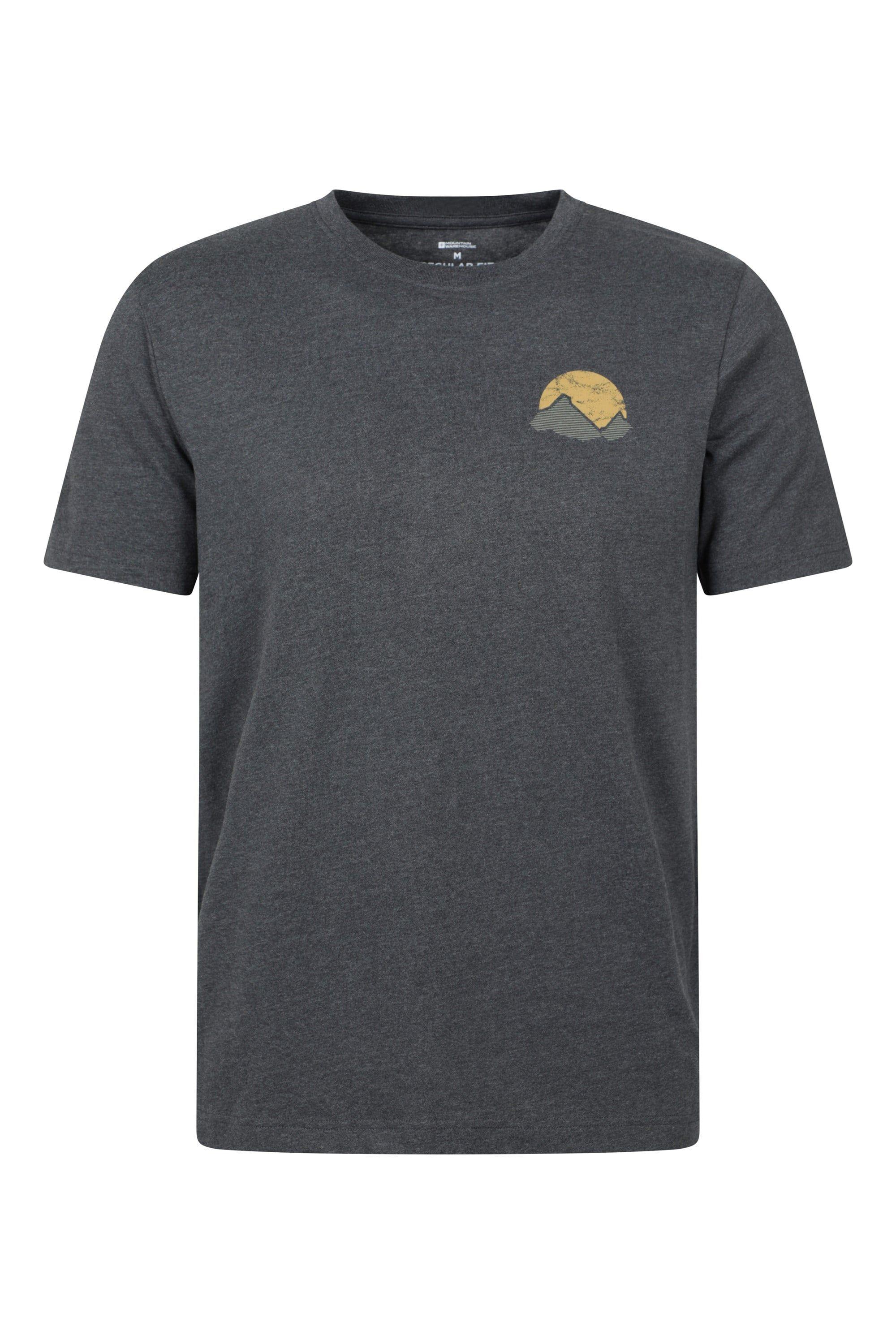 'Crest Mountain' Lightweight Cotton T-Shirt Casual Short Sleeve Top by MOUNTAIN WAREHOUSE 'Crest Mountain' Lightweight Cotton T-Shirt Casual Short Sleeve Top by MOUNTAIN WAREHOUSE