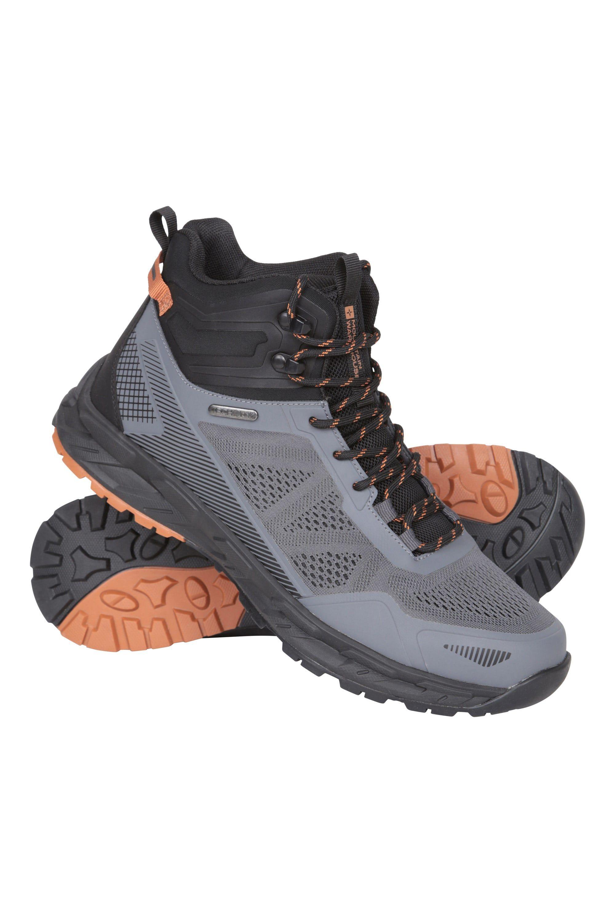 'Crusade' Lightweight Waterproof Cushioned Non-Slip Grip Walking Boots by MOUNTAIN WAREHOUSE