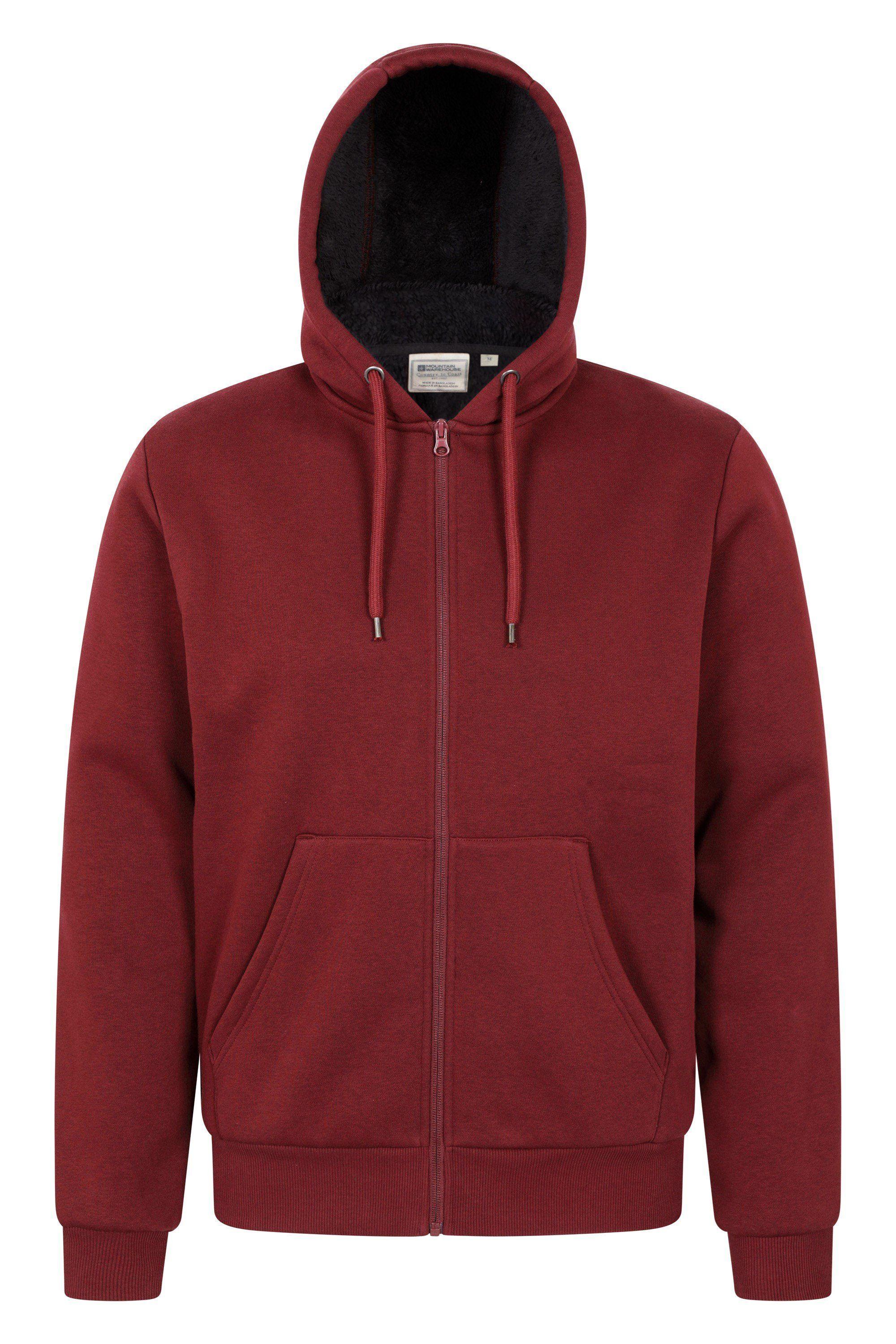 Dalton Borg Lined Hoodie Fleece Lining Casual Sweater by MOUNTAIN WAREHOUSE