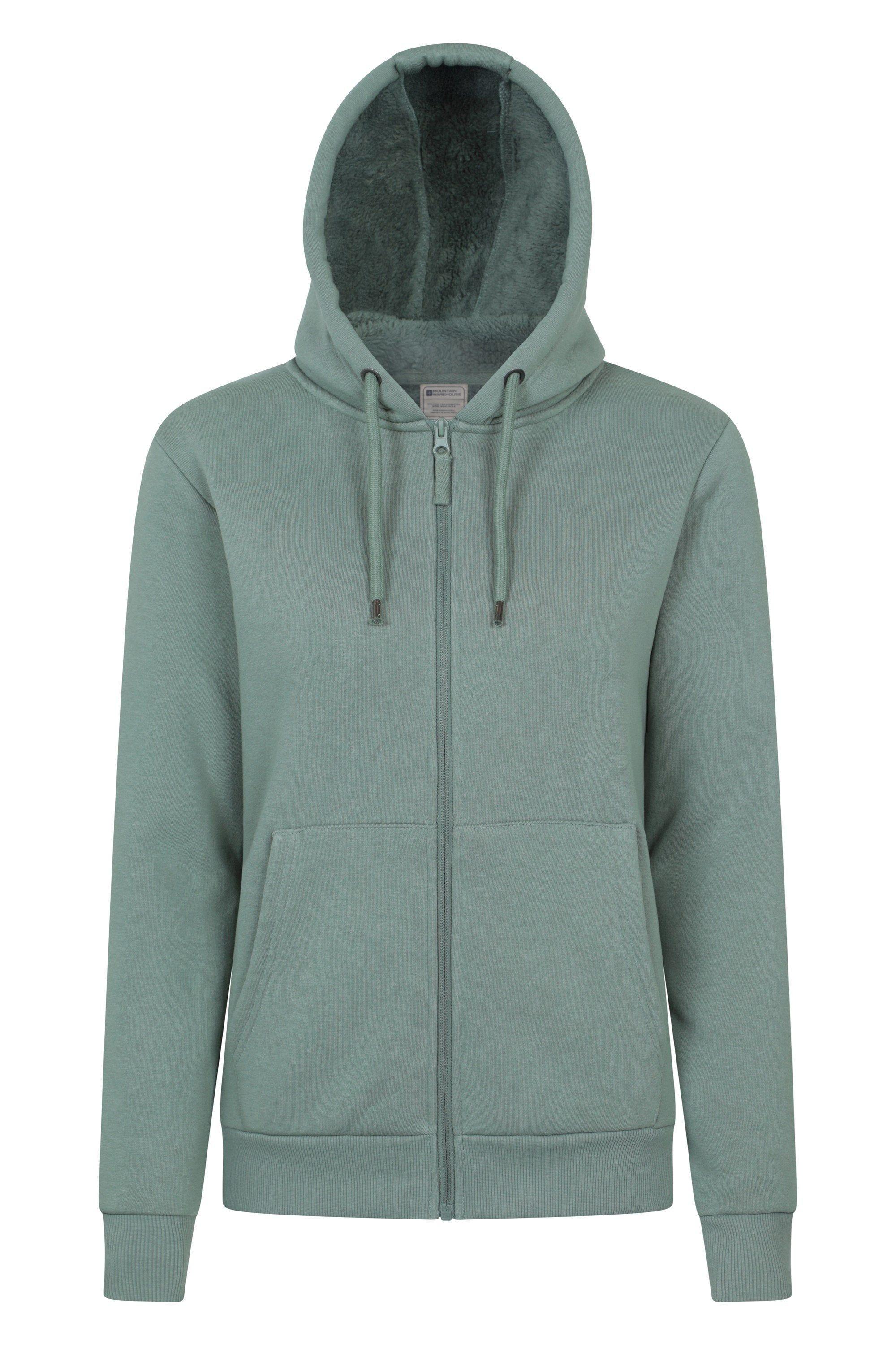 'Dalton' Full Zip Warm and Cosy Front Pockets Sherpa Lined Hoodie by MOUNTAIN WAREHOUSE