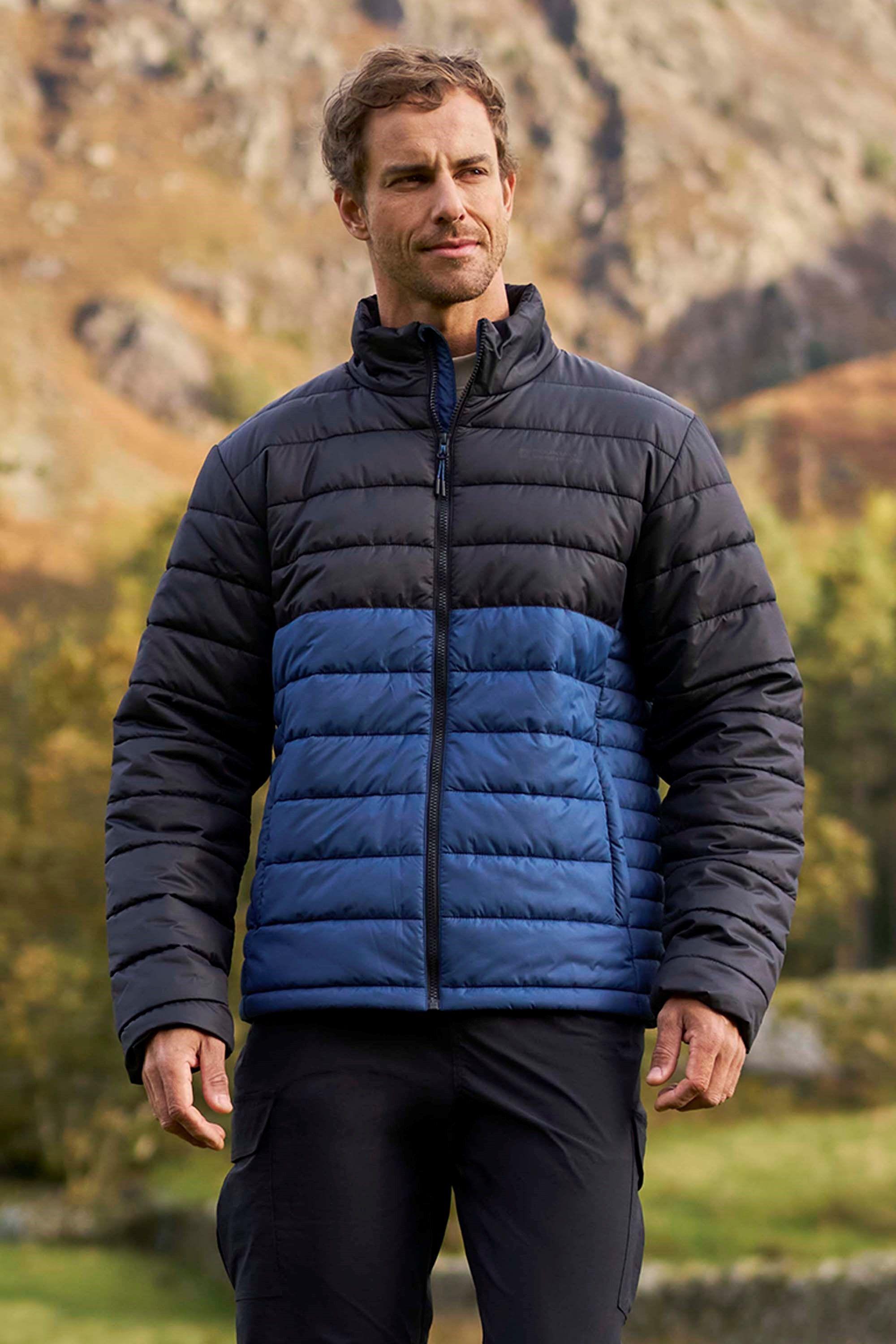 ’Deaks’ Water Resistant PFC Free IsoTherm Polyester Padded Jacket by MOUNTAIN WAREHOUSE
