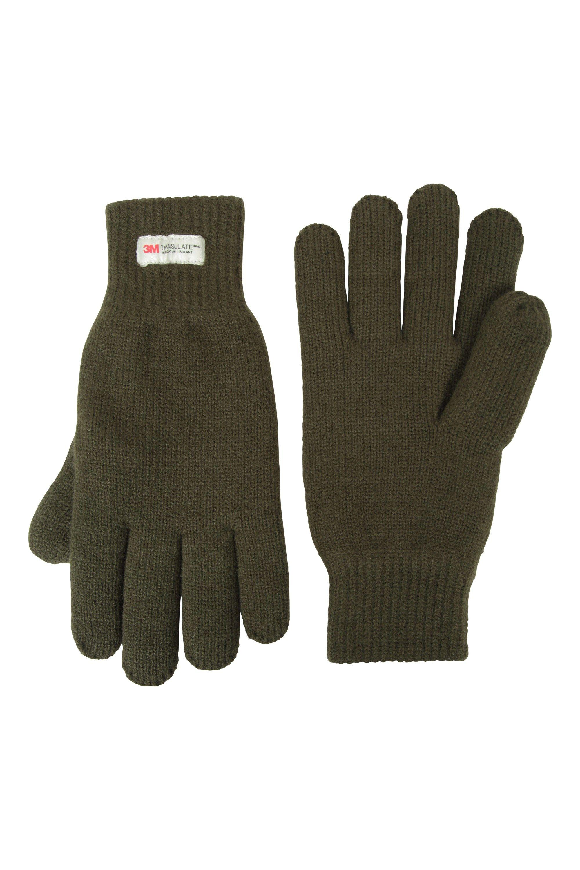 Double Lined Warm Soft Lightweight Knitted Skiing Winter Gloves by MOUNTAIN WAREHOUSE