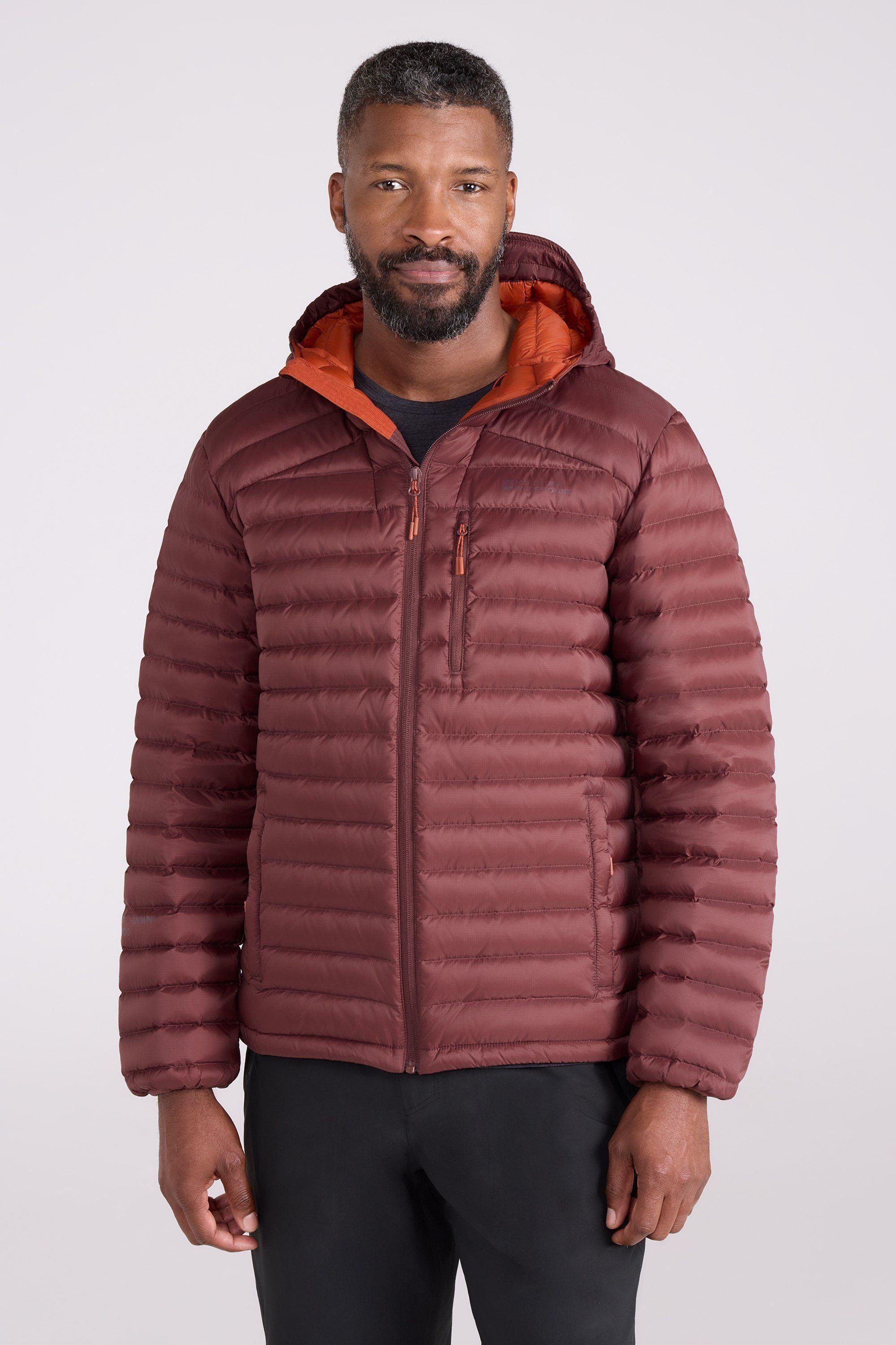Down Padded Jacket Water Resistant Hooded Winter Coat by MOUNTAIN WAREHOUSE