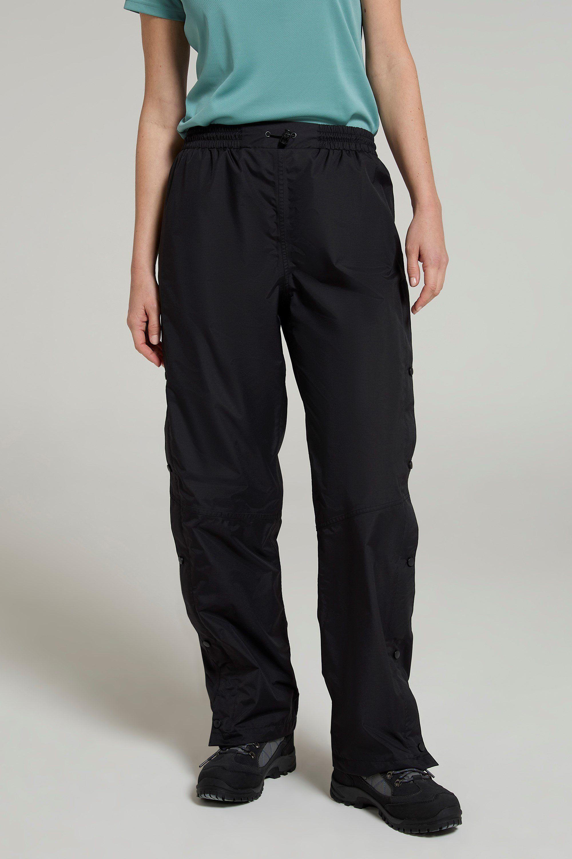 'Downpour' Waterproof Taped Seams Mesh Lined Rain Trousers by MOUNTAIN WAREHOUSE