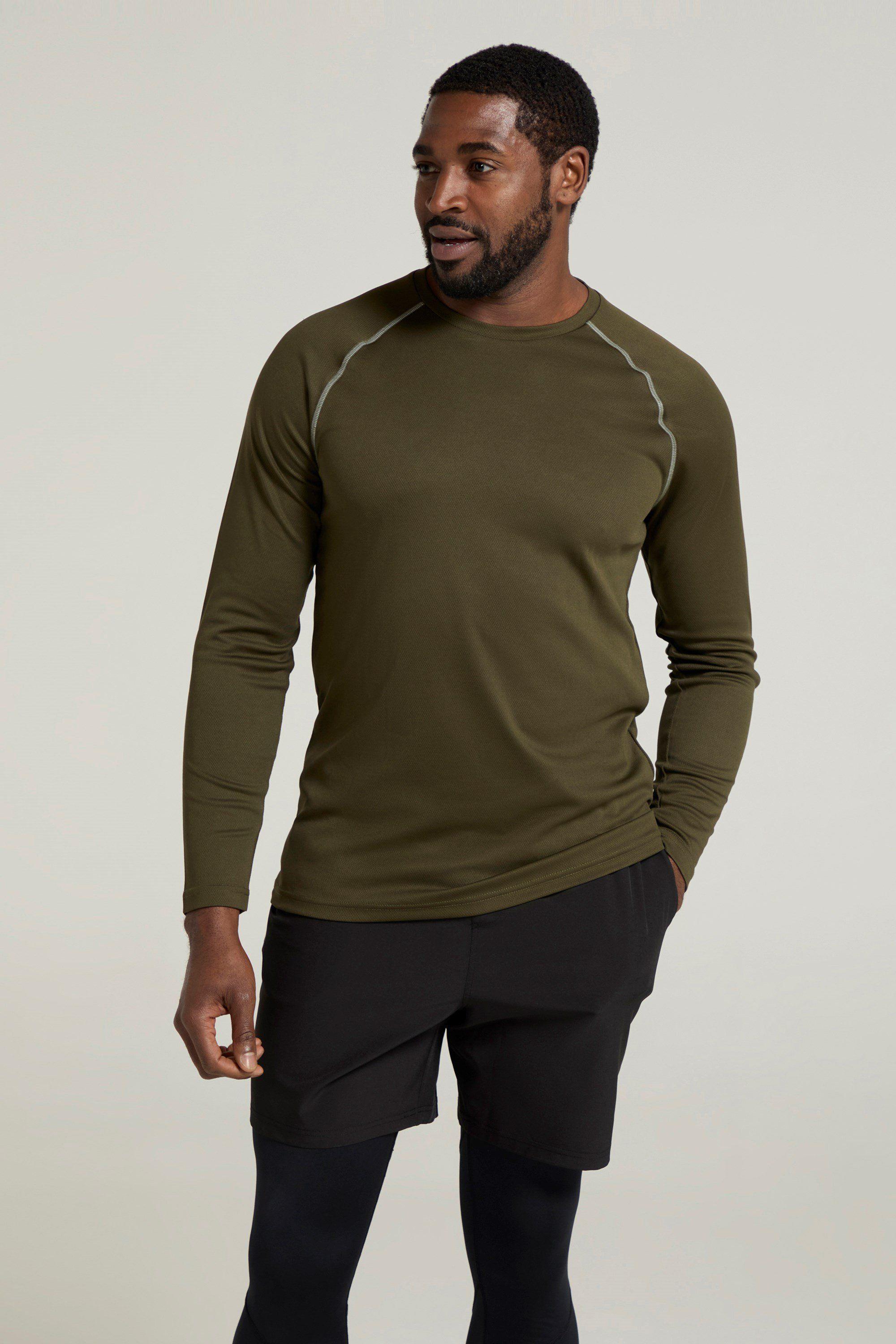 'Endurance' Long Sleeved Quick Dry Summer Hiking Tee Top by MOUNTAIN WAREHOUSE