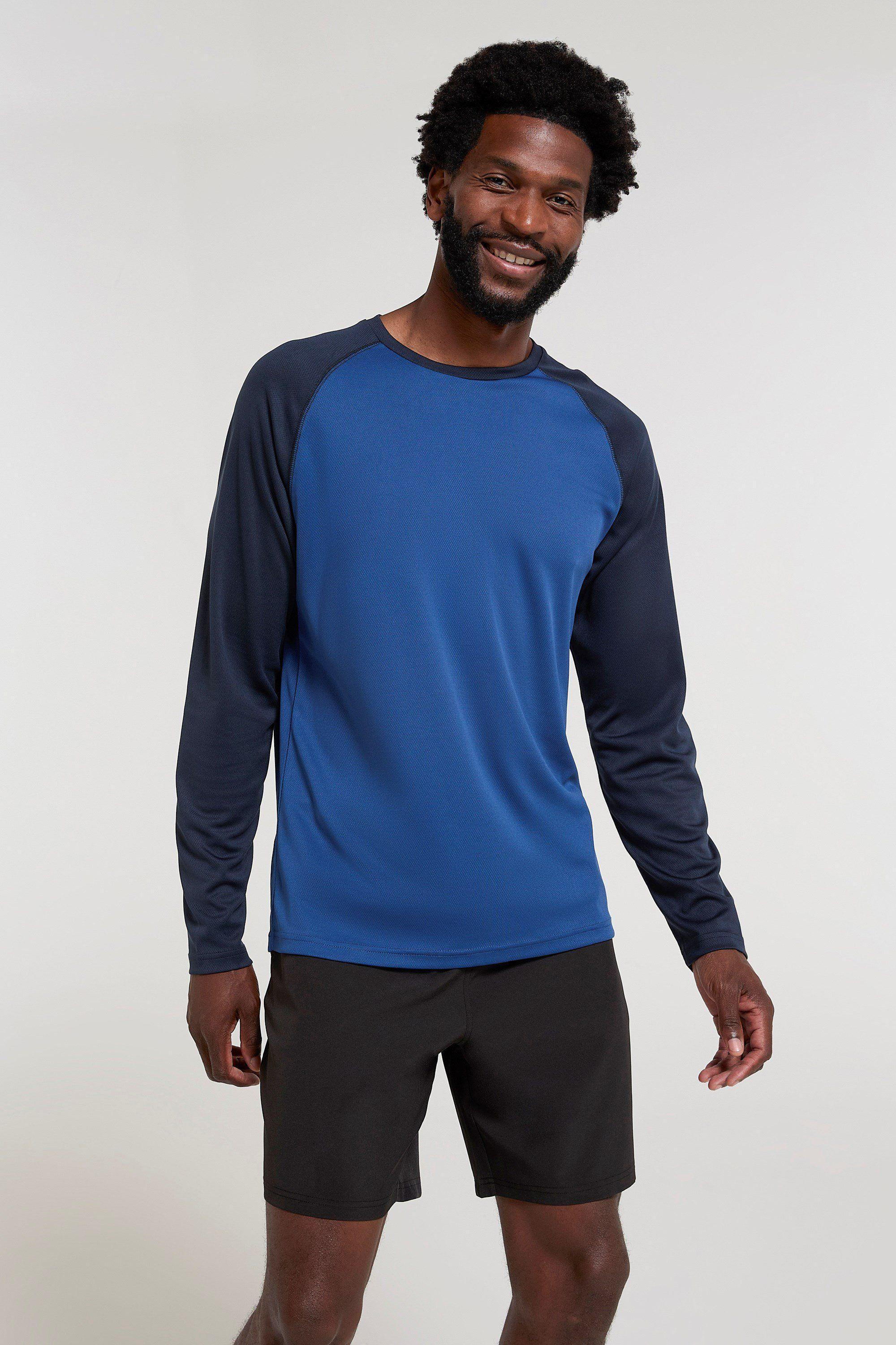 'Endurance' Long Sleeved Quick Dry Summer Hiking Tee Top by MOUNTAIN WAREHOUSE