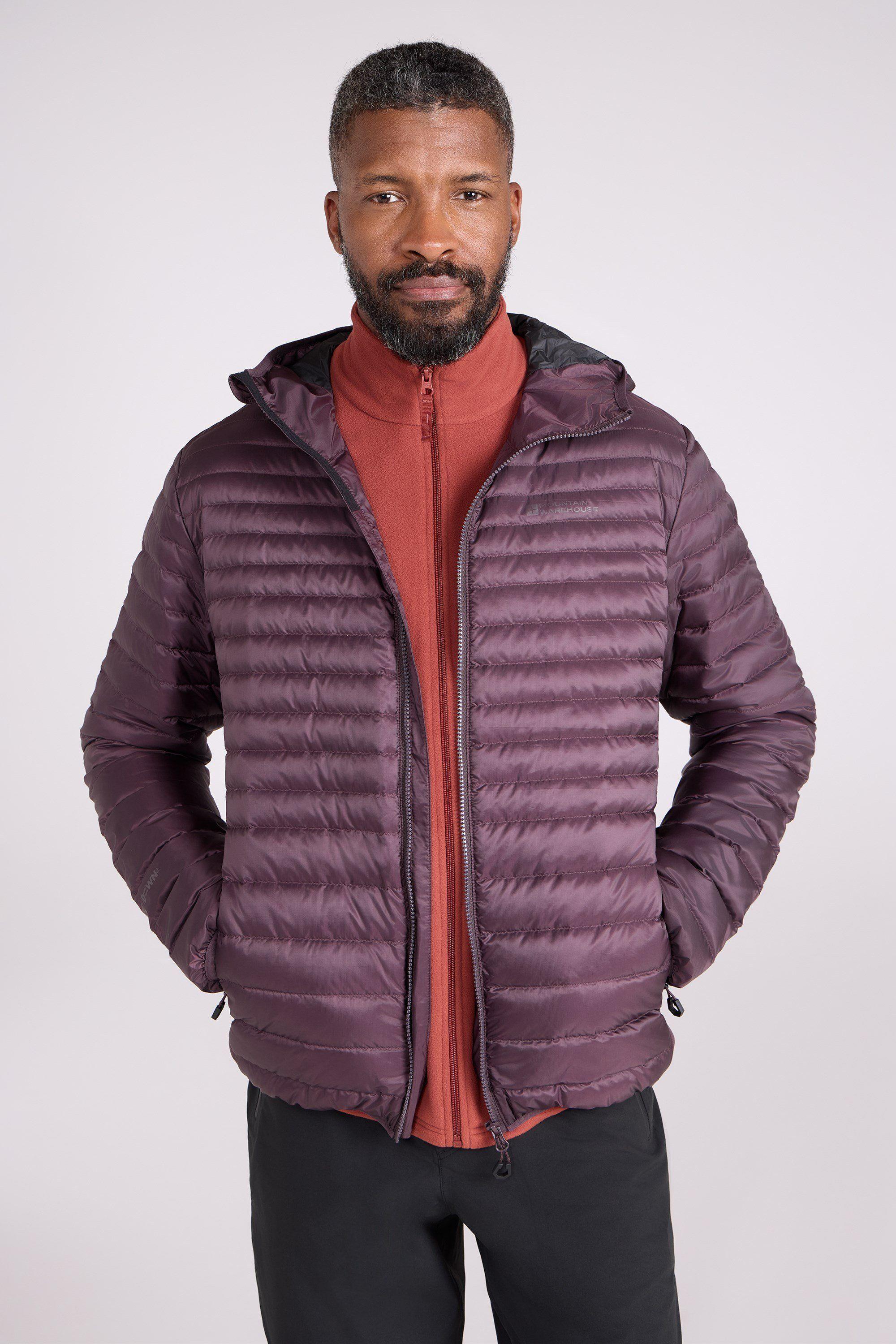 'Featherweight' Hybrid Down Warm Water Resistant Extreme Hooded Jacket by MOUNTAIN WAREHOUSE