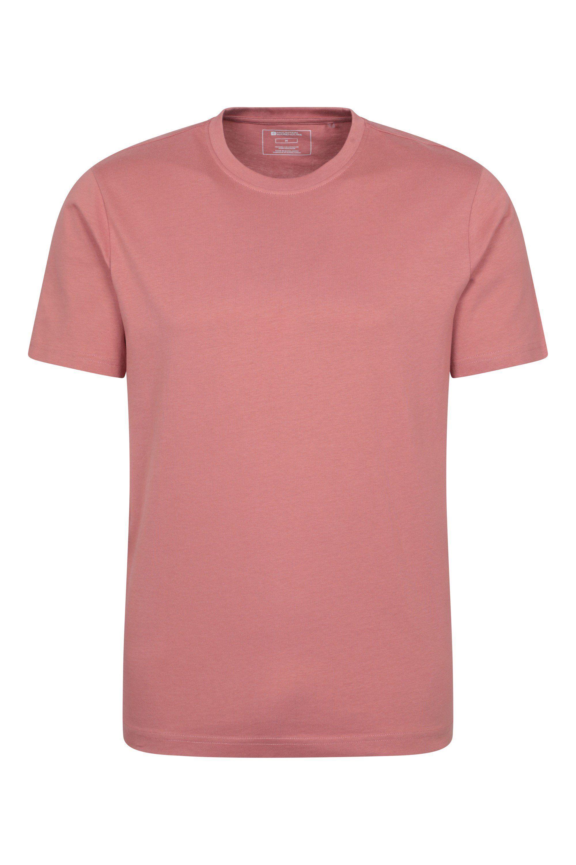 'Flint' Lightweight Breathable Short Sleeve Crew Neck Cotton T-Shirt by MOUNTAIN WAREHOUSE