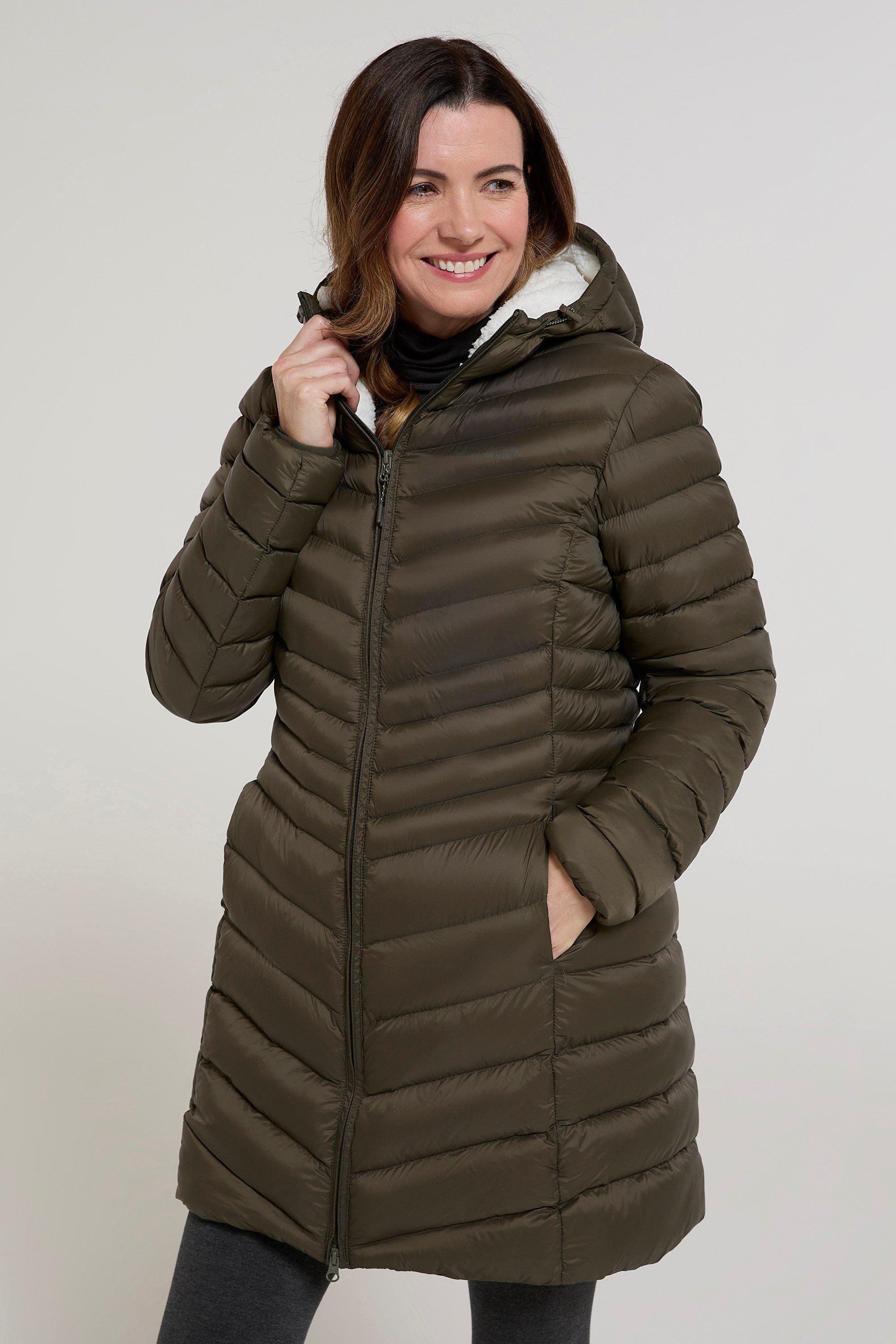 'Florence' Water Resistant Padded Thermal Fur Fleece Lined Jacket by MOUNTAIN WAREHOUSE 'Florence' Water Resistant Padded Thermal Fur Fleece Lined Jacket by MOUNTAIN WAREHOUSE