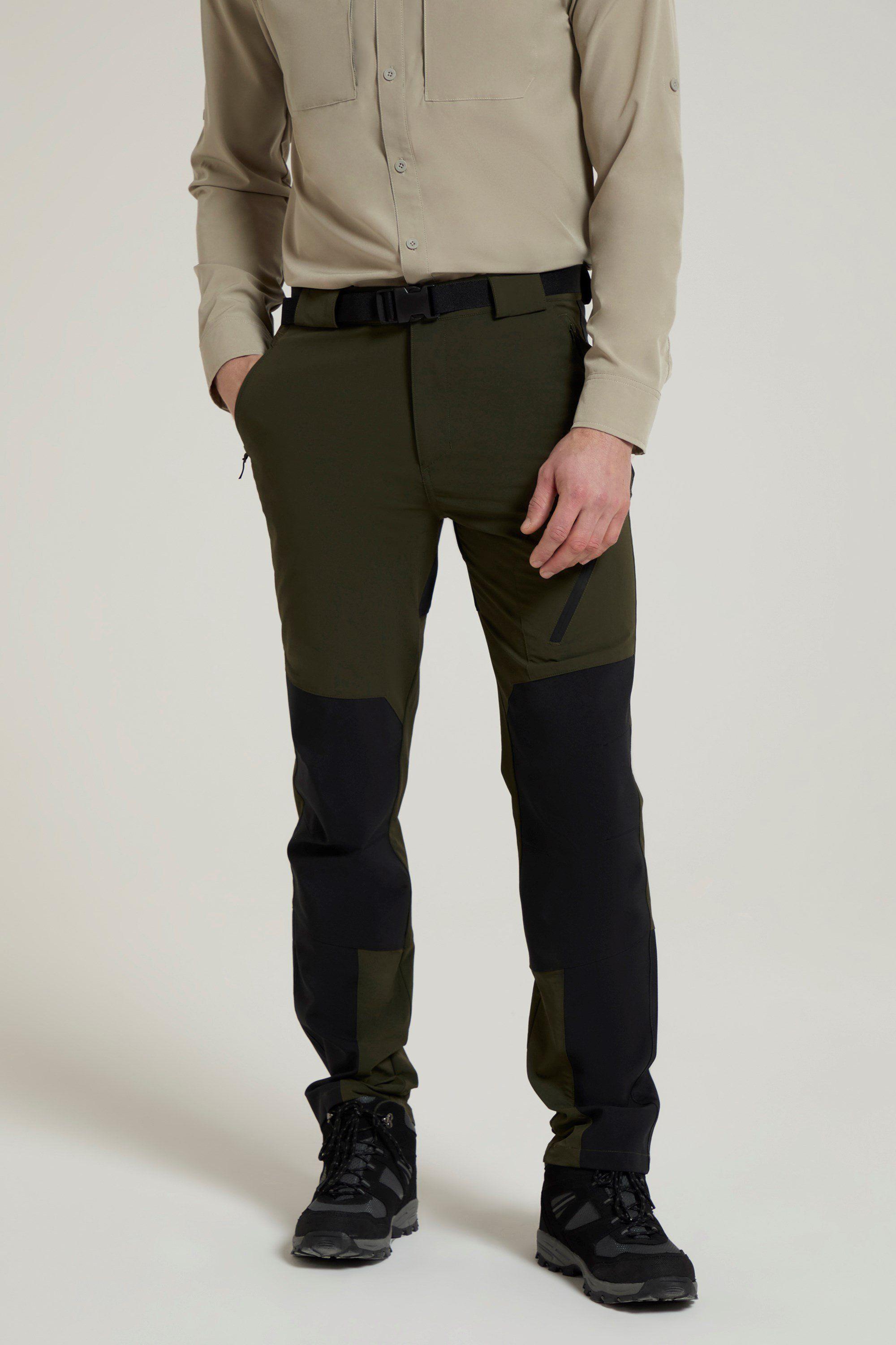 Forest Trekking Trouser Built in Belt Waterproof Pants by MOUNTAIN WAREHOUSE