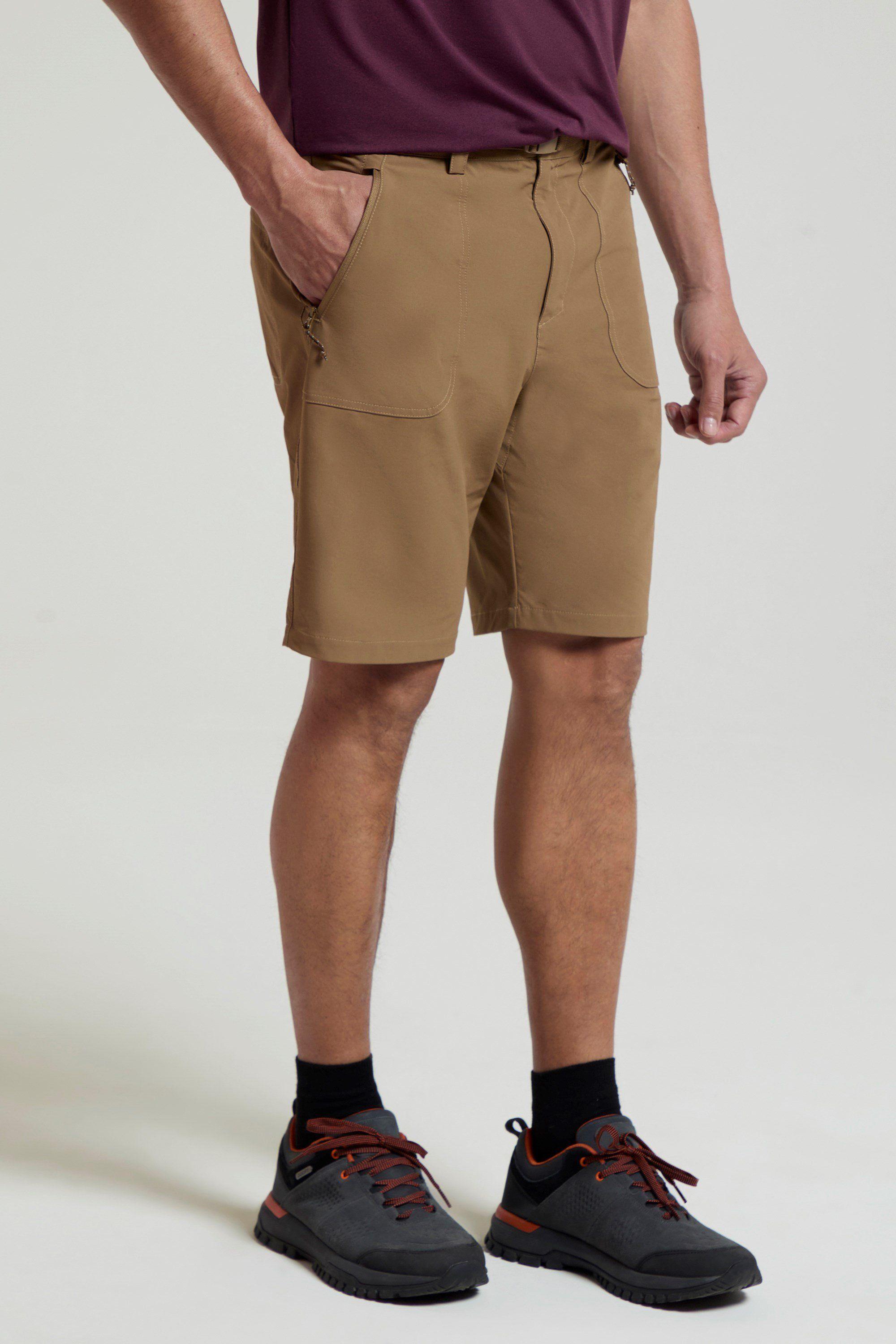 'Grassland' Breathable Lightweight Belted Shorts Quick Dry Half Pants by MOUNTAIN WAREHOUSE 'Grassland' Breathable Lightweight Belted Shorts Quick Dry Half Pants by MOUNTAIN WAREHOUSE